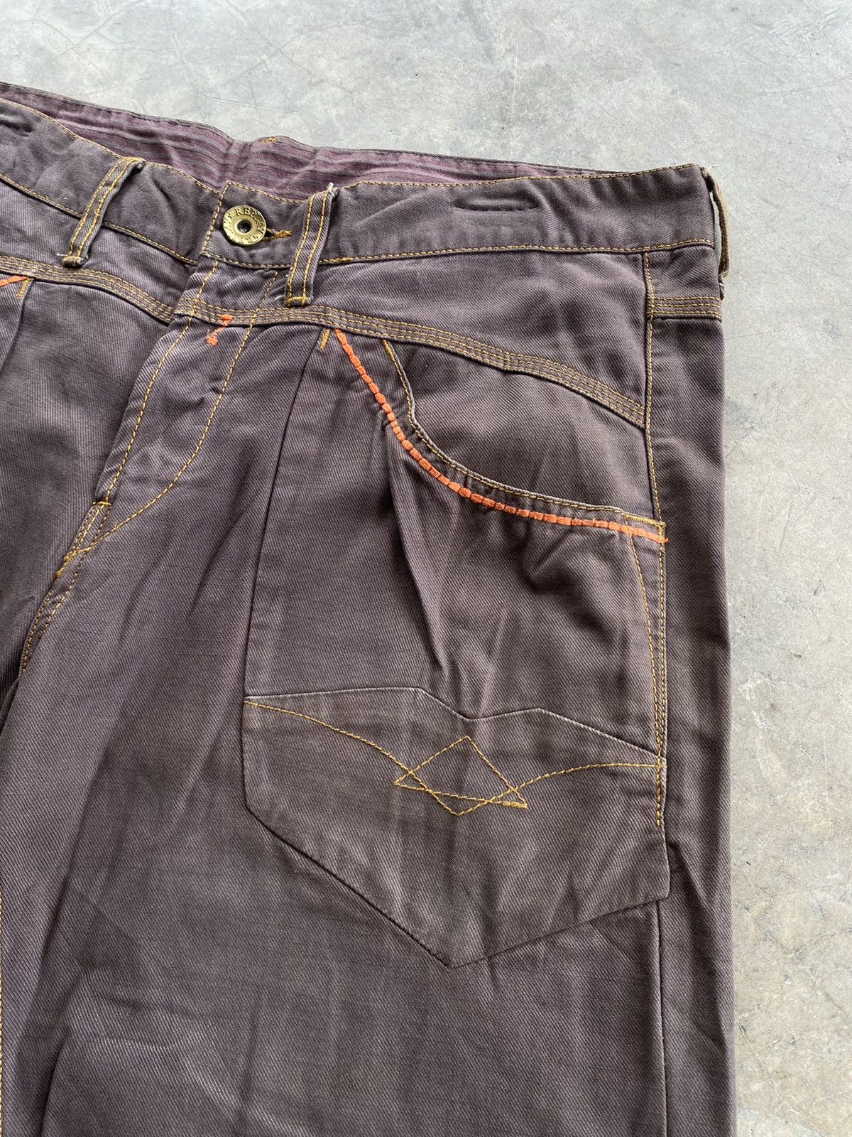 Japanese Brand × Replay Baggy Jeans Japanese Reply Wide Flare Jeans Size US 35 - 8 Thumbnail
