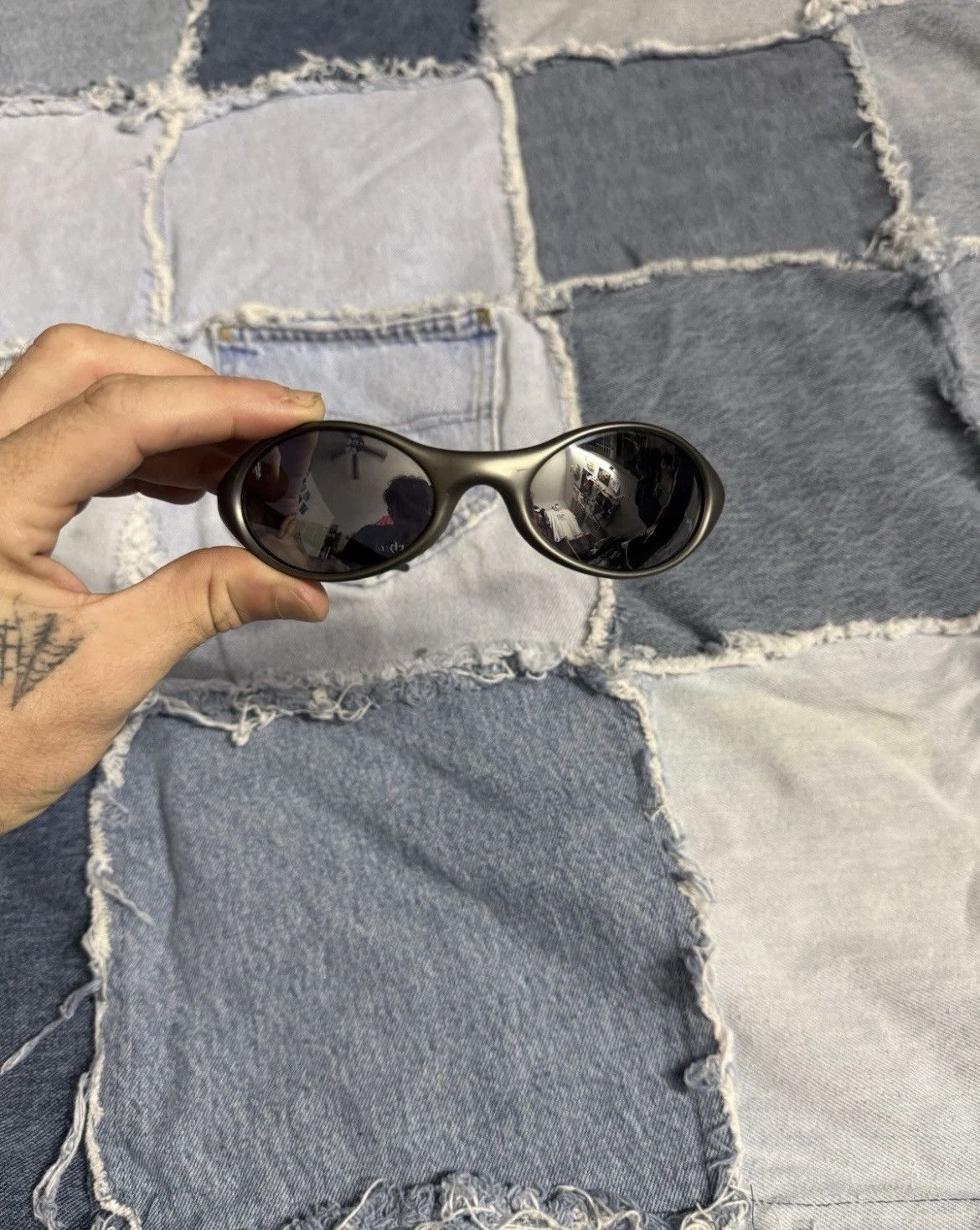 Oakley Vintage Oakley Eye Jacket FMJ 45mm Size ONE SIZE - 2 Thumbnail