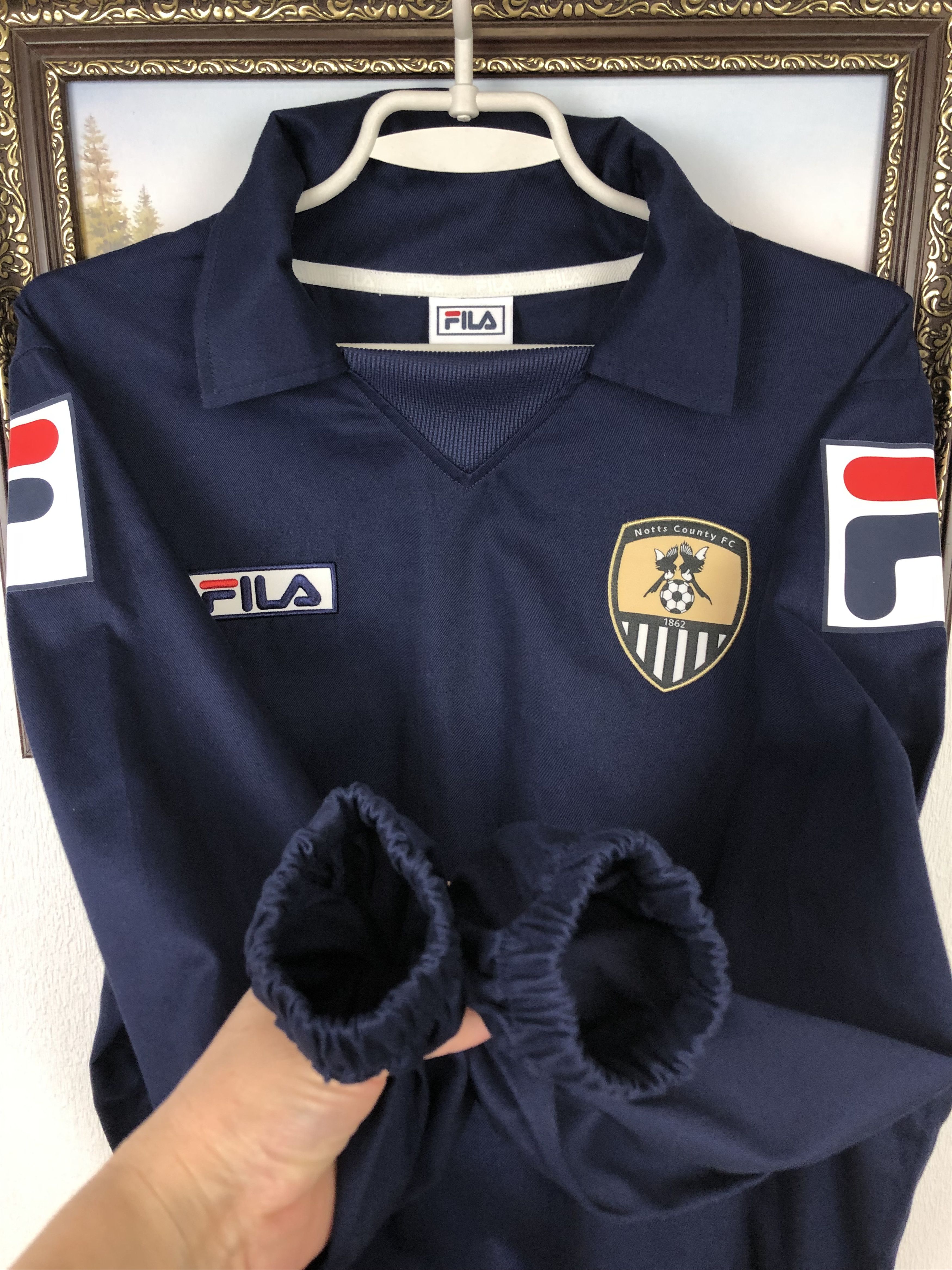 Fila Notts County Football Jacket Fila Soccer Track Top Rare Hype Size US S / EU 44-46 / 1 - 6 Thumbnail