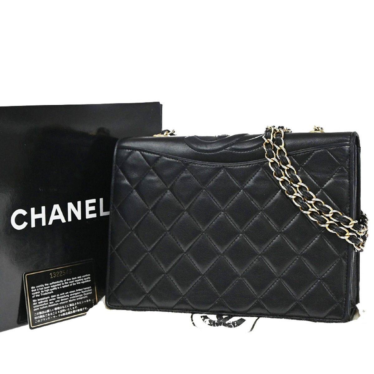 Chanel Chanel Vintage CC Chain Full Flap Bag Quilted Leather Size ONE SIZE - 1 Thumbnail