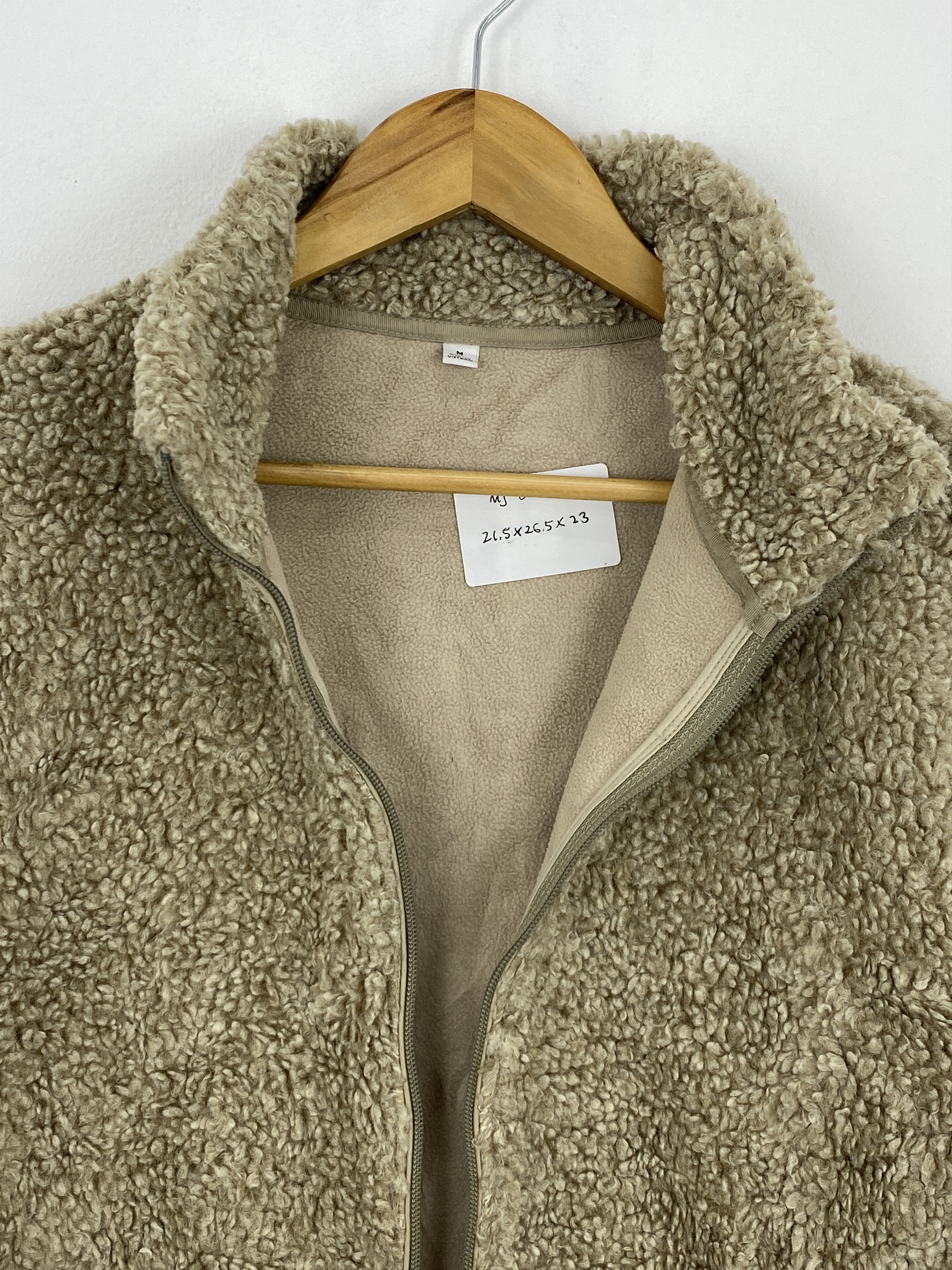Japanese Brand × Uniqlo × Vintage Vintage Uniqlo Sherpa Zipper Bomber Jacket With Hoodie Size US M / EU 48-50 / 2 - 10 Thumbnail