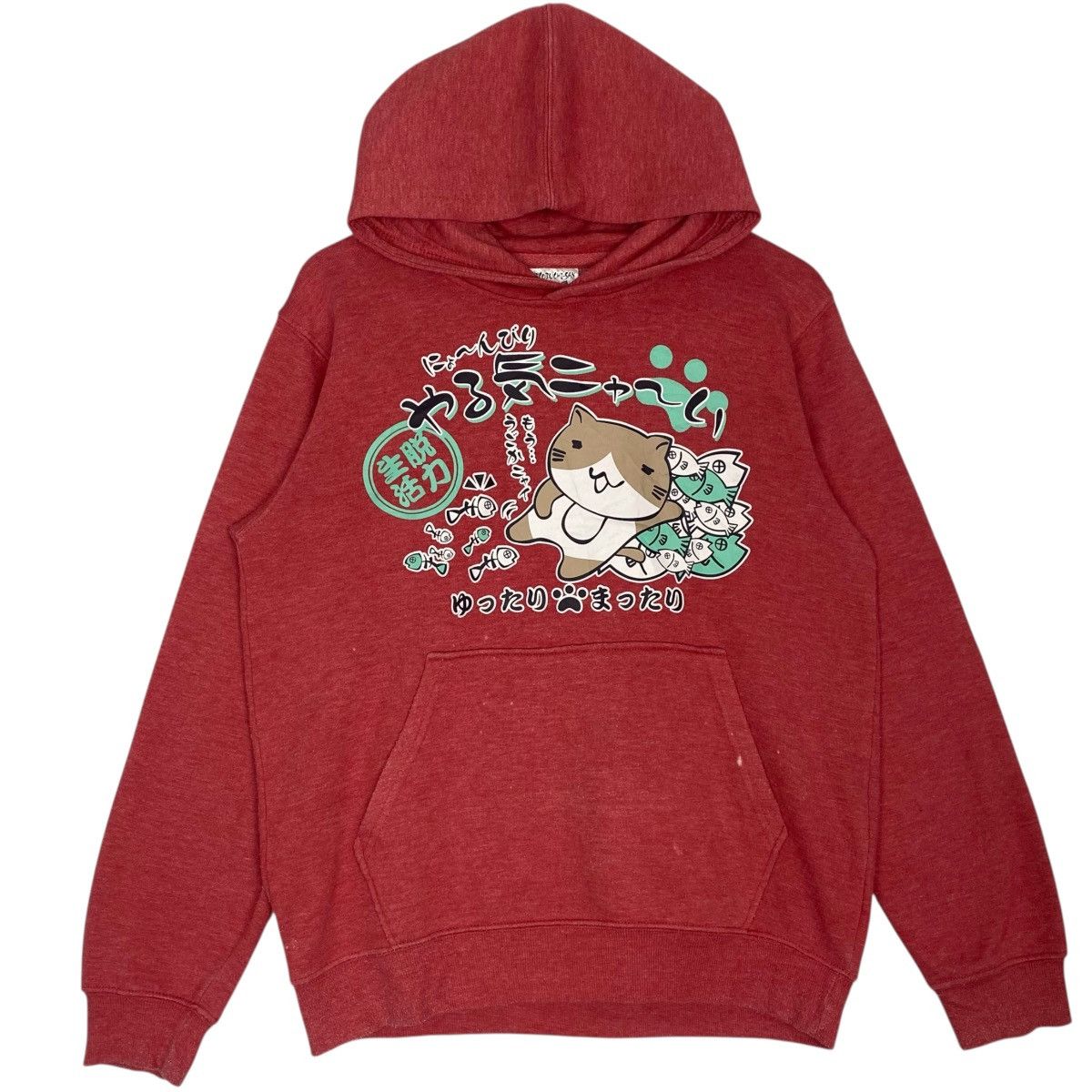 Vintage Vintage Necobuchisan Hoodie Sweater Red Big Logo Size M Size US M / EU 48-50 / 2 - 1 Thumbnail