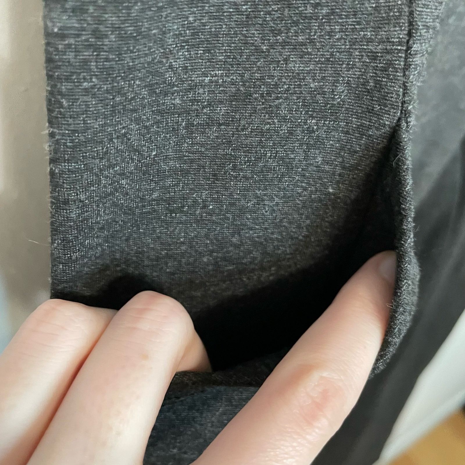 Betabrand Betabrand Grey Pants PM Womens Pockets Pull On Straight Leg Size 31" - 4 Thumbnail