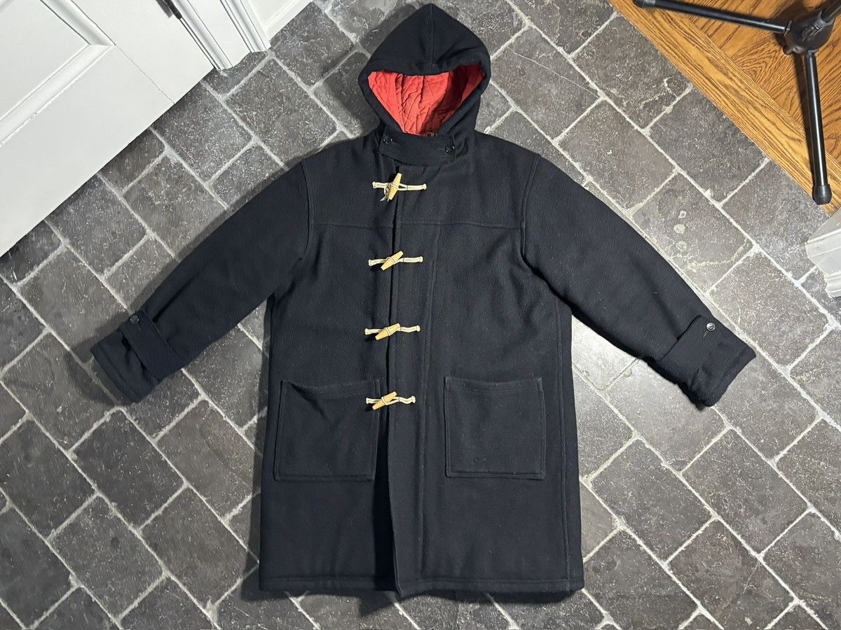 Vintage True Vintage Wool Duffle Coat Hooded Jacket Heavy Parka 60s Size US S / EU 44-46 / 1 - 20 Thumbnail