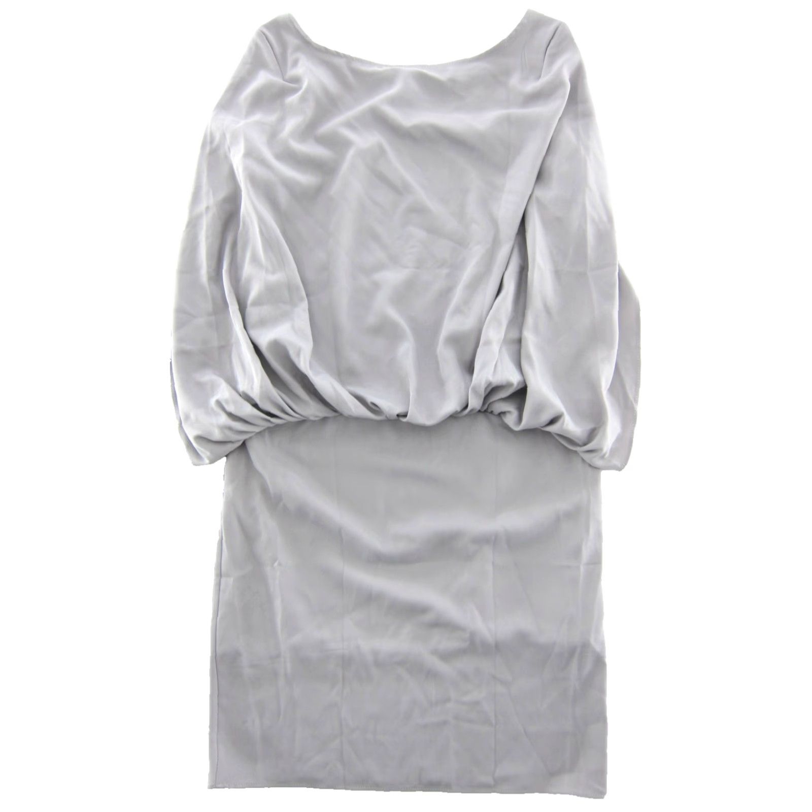 Vintage Hlkodo NWT Miss Look Light Grey Slit Sleeve Tunic Smock Shift Dress M Dress Size M / US 6-8 / IT 42-44 - 2 Thumbnail