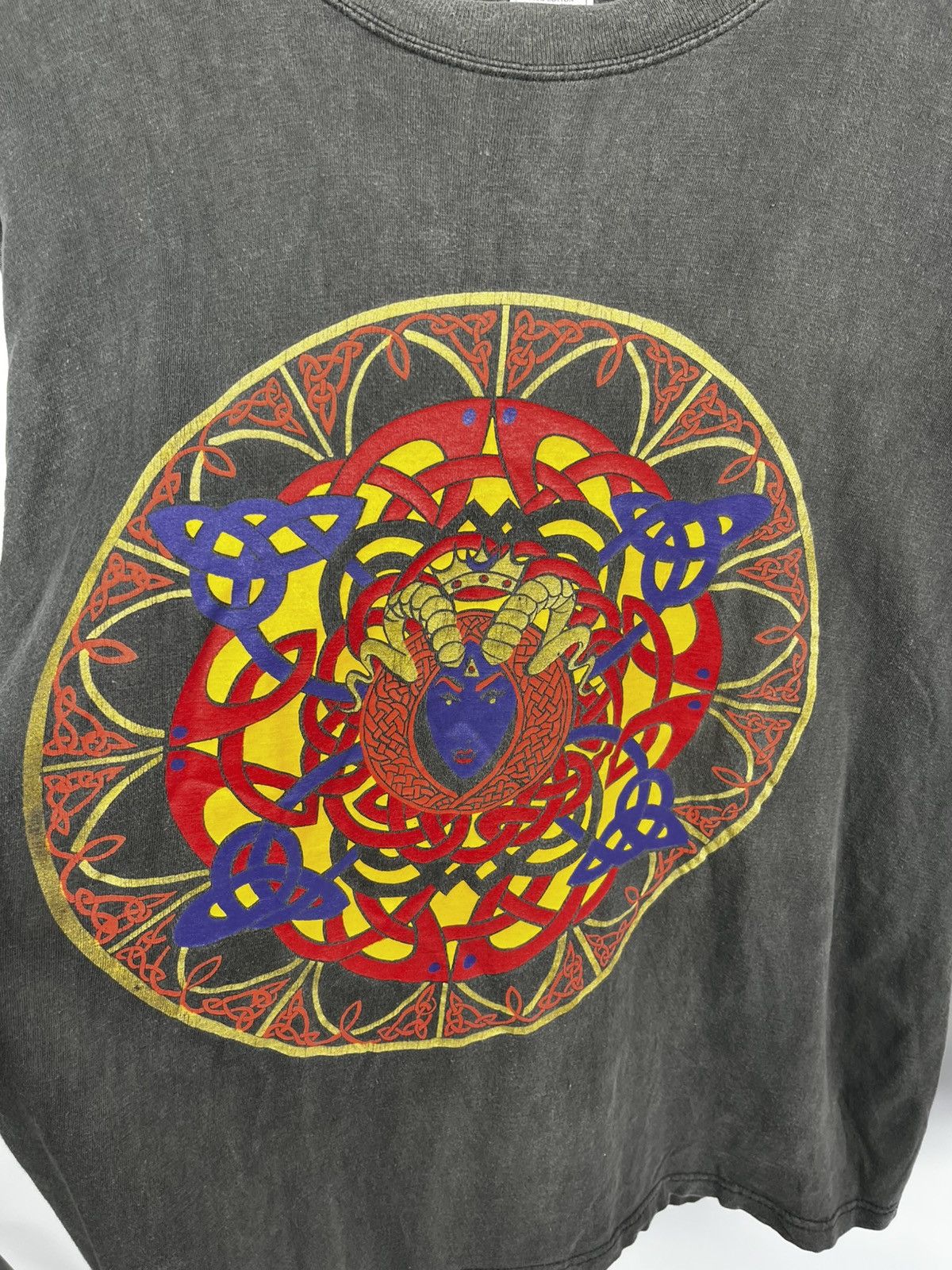 Vintage CELTIC vintage long sleeve 90s black metal Size US XL / EU 56 / 4 - 5 Thumbnail