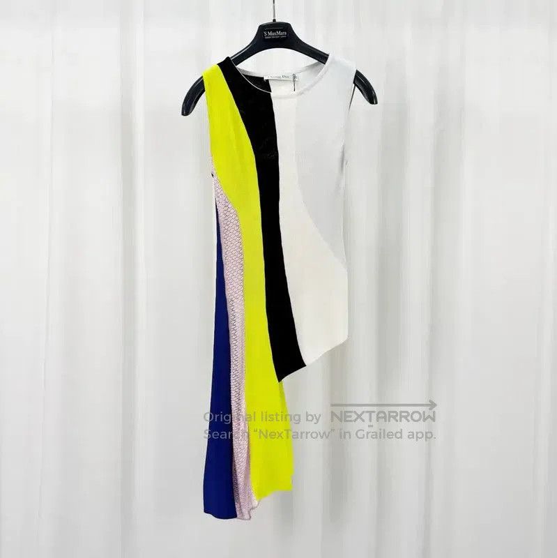 Dior Dior Asymmetric Summer Dress in Multi. Size S / US 4 / IT 40 - 1 Thumbnail