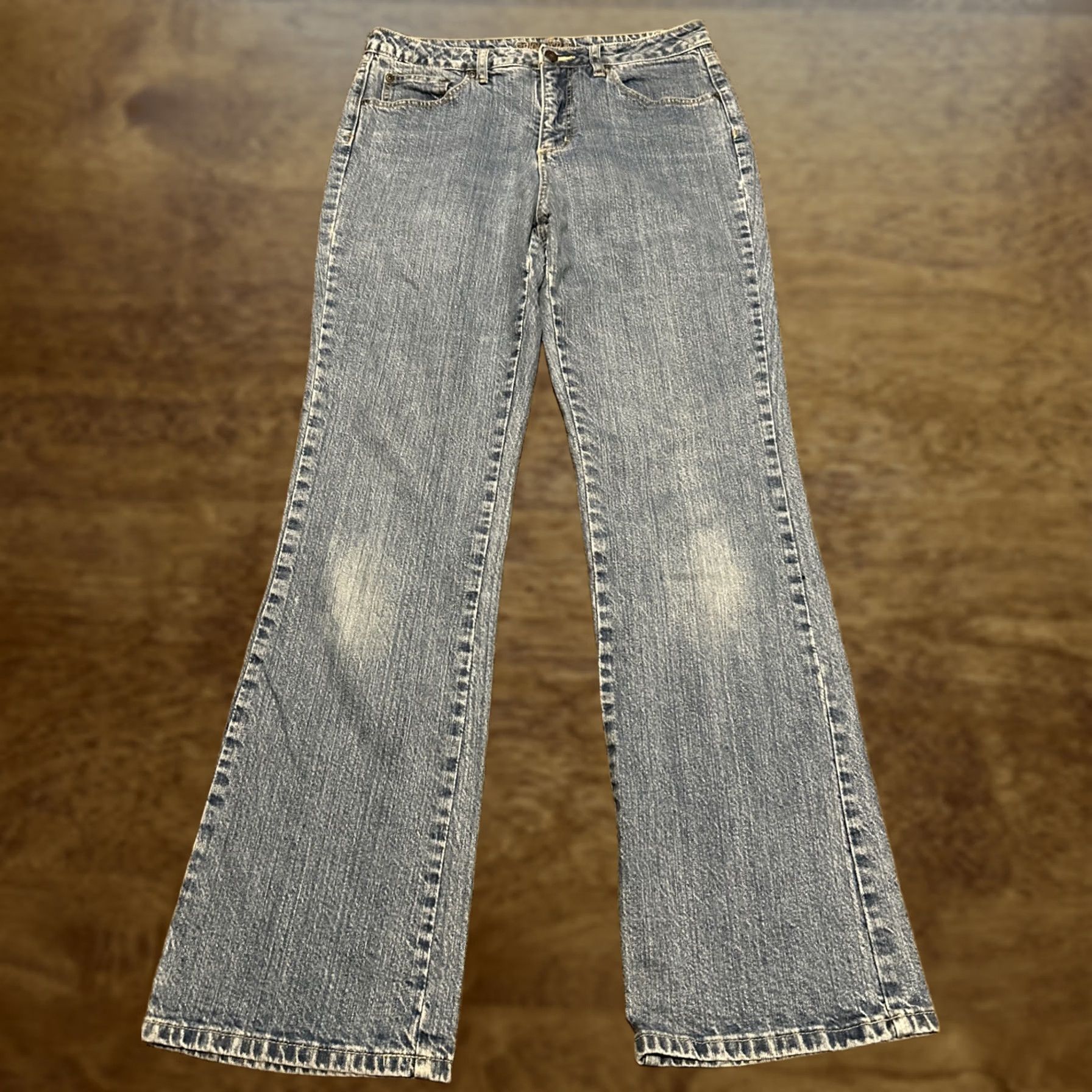 Vintage St. John’s Bay Jeans Bootcut Women 12 Regular Denim Blue Cotton Blend 31W 32L A43 Size US 12 / IT 42 - 1 Thumbnail