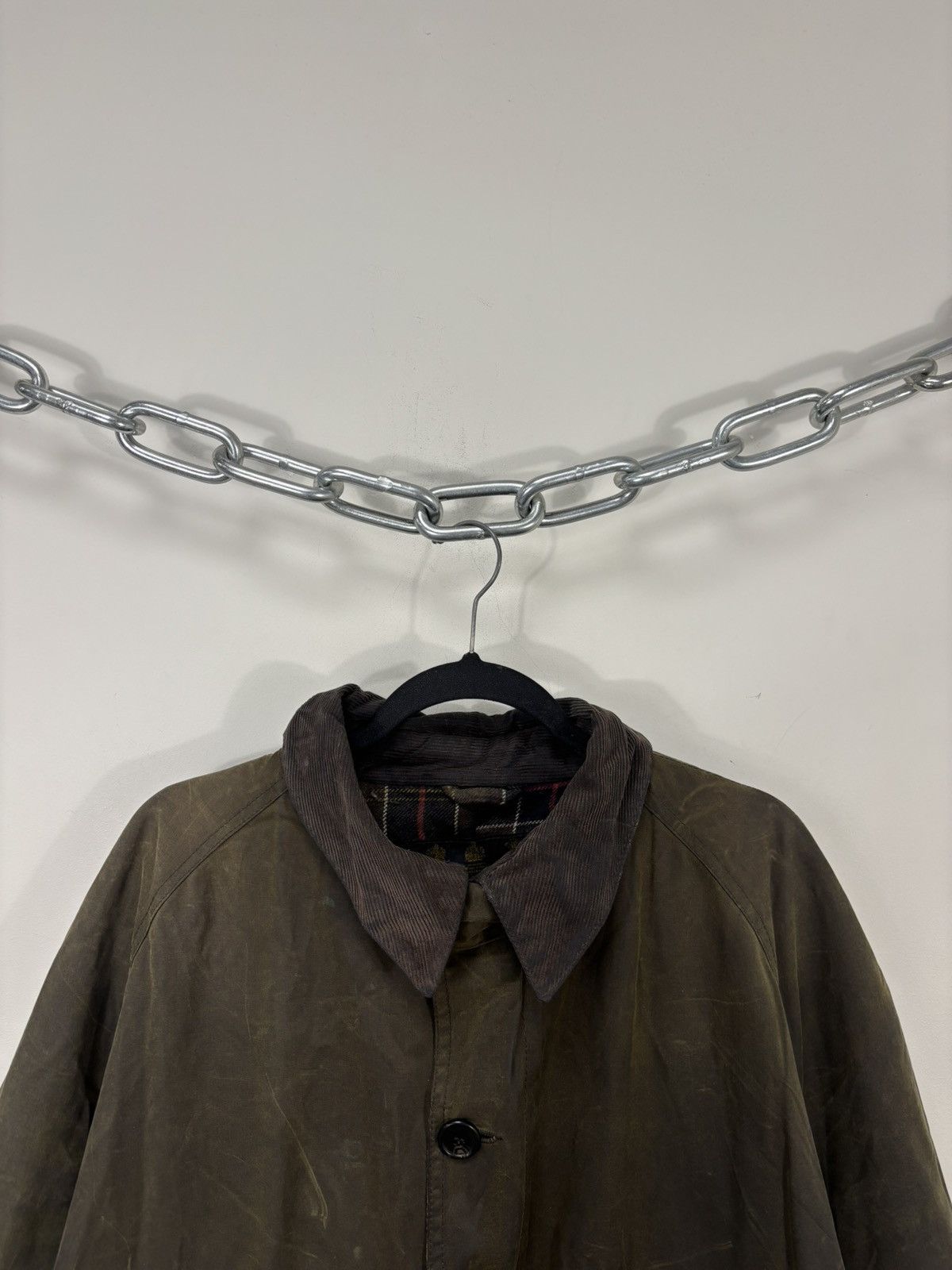 Barbour Barbour Longhurst Wax Cotton Men’s Khaki Waxed Jacket Coat Size US XXL / EU 58 / 5 - 4 Thumbnail