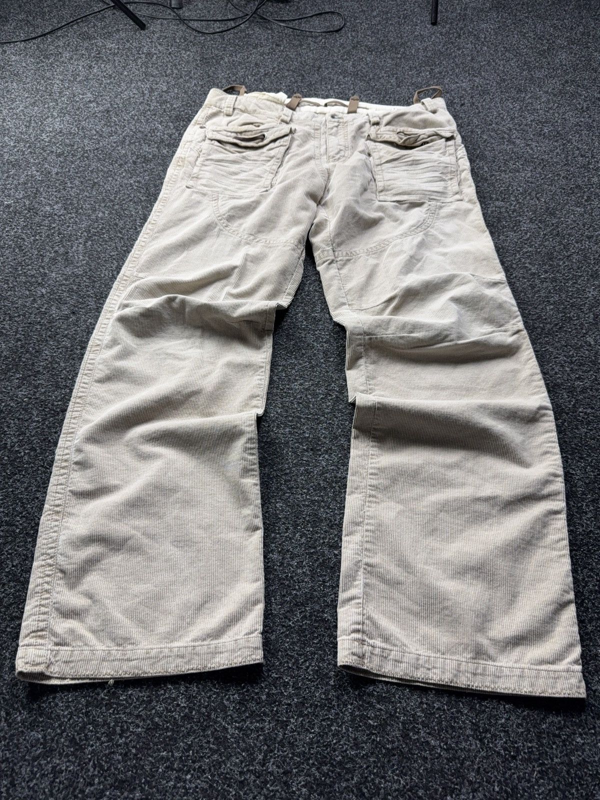 Japanese Brand Wisdom WSF Corduroy Utility Cargo Pants Military Techwear Size US 38 / EU 54 - 10 Thumbnail
