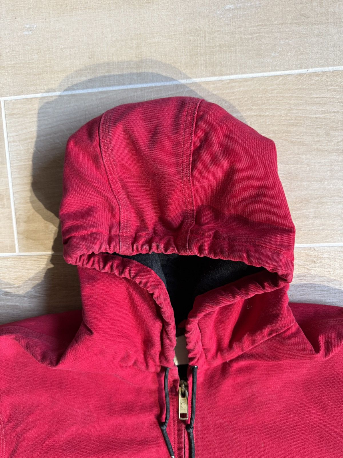 Carhartt × Vintage Carhartt Men’s Red Hooded Work Jacket Size US XL / EU 56 / 4 - 5 Thumbnail