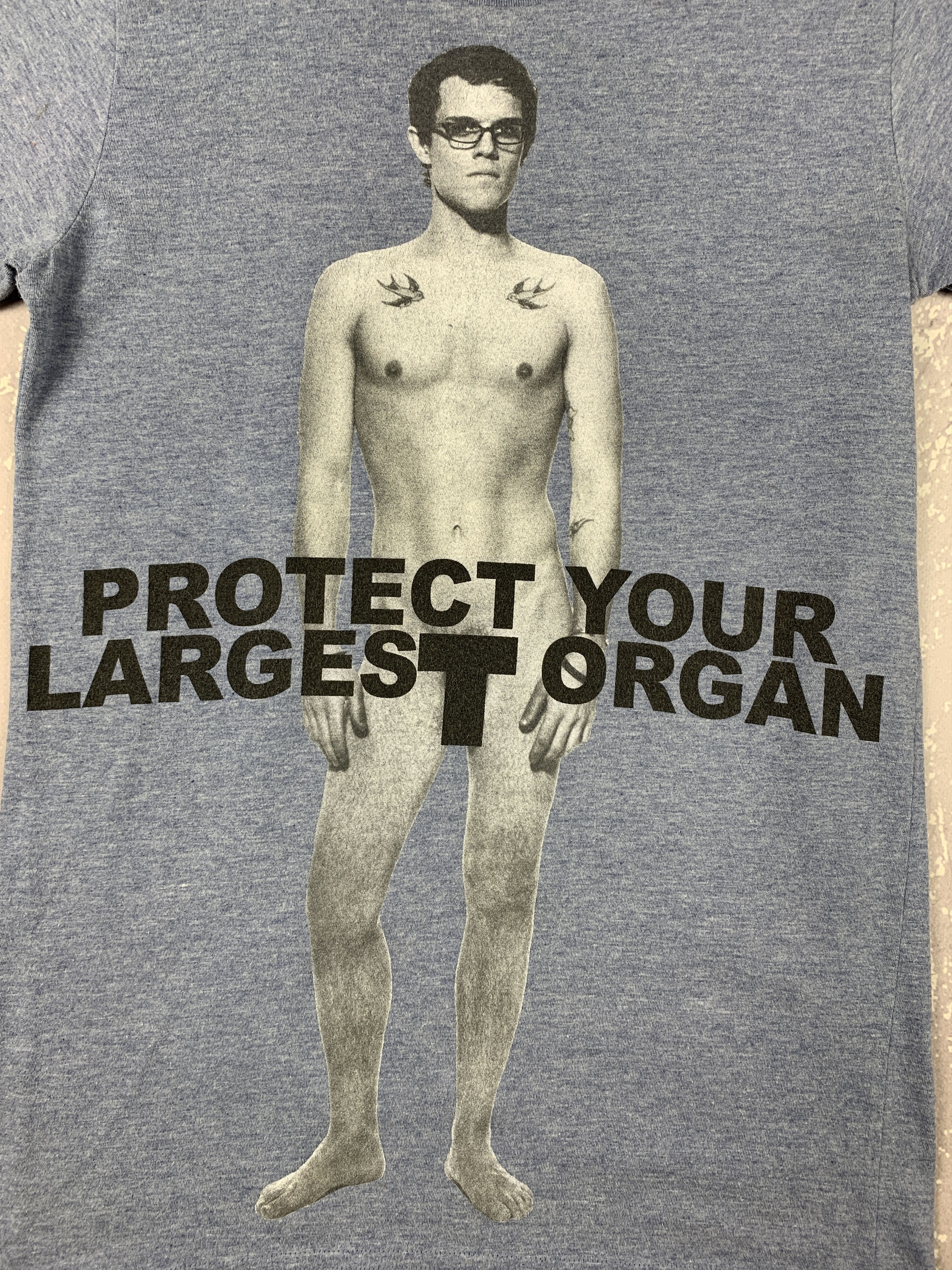 Marc Jacobs RARE Marc Jacobs Protect Your Organ Duffy Naked Daniel Shirt Size US XS / EU 42 / 0 - 3 Thumbnail