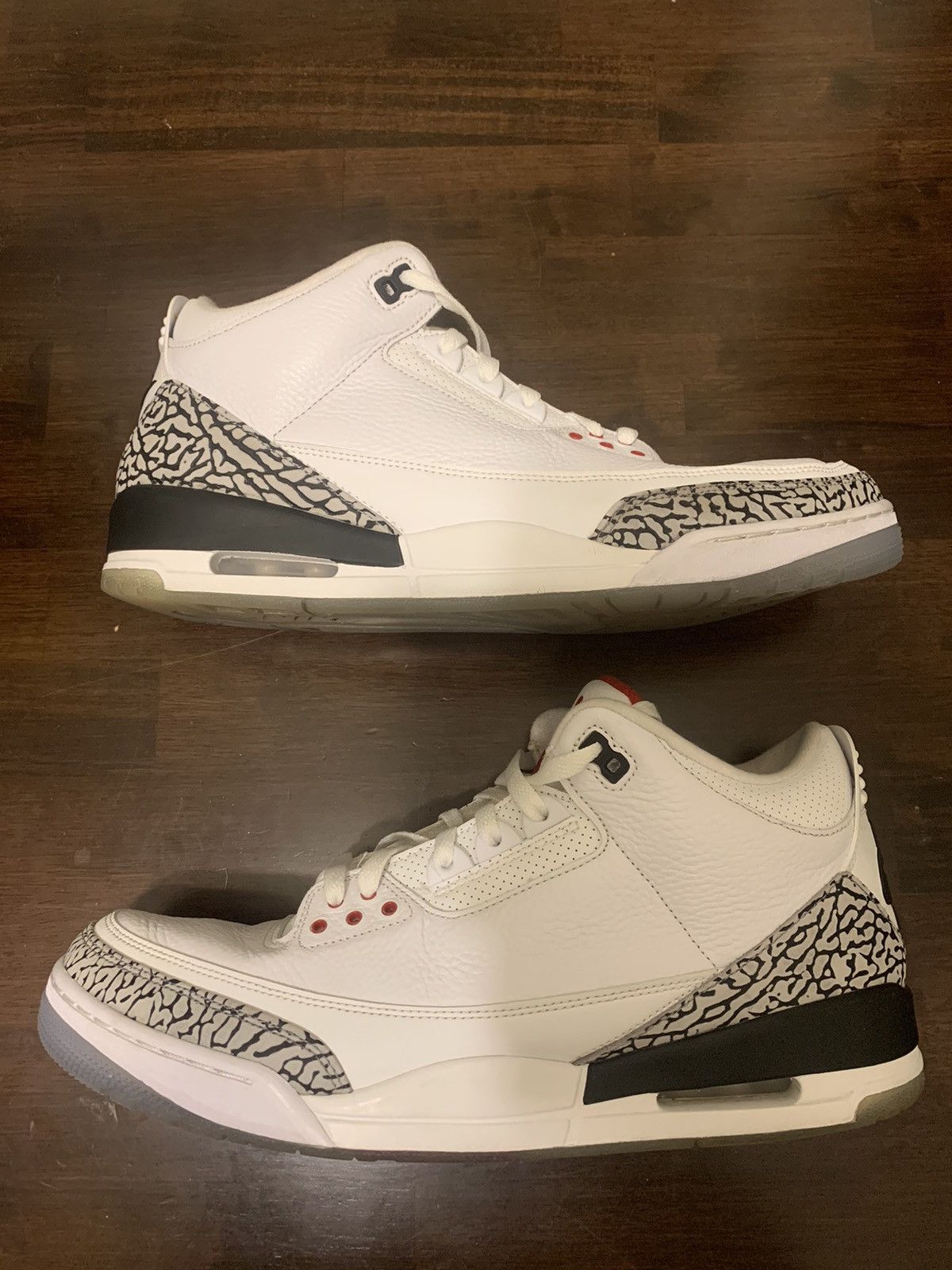 image of Jordan Nike Air Jordan Retro 3 Nrg Free Throw Line Shoes in White, Men's (Size 14)