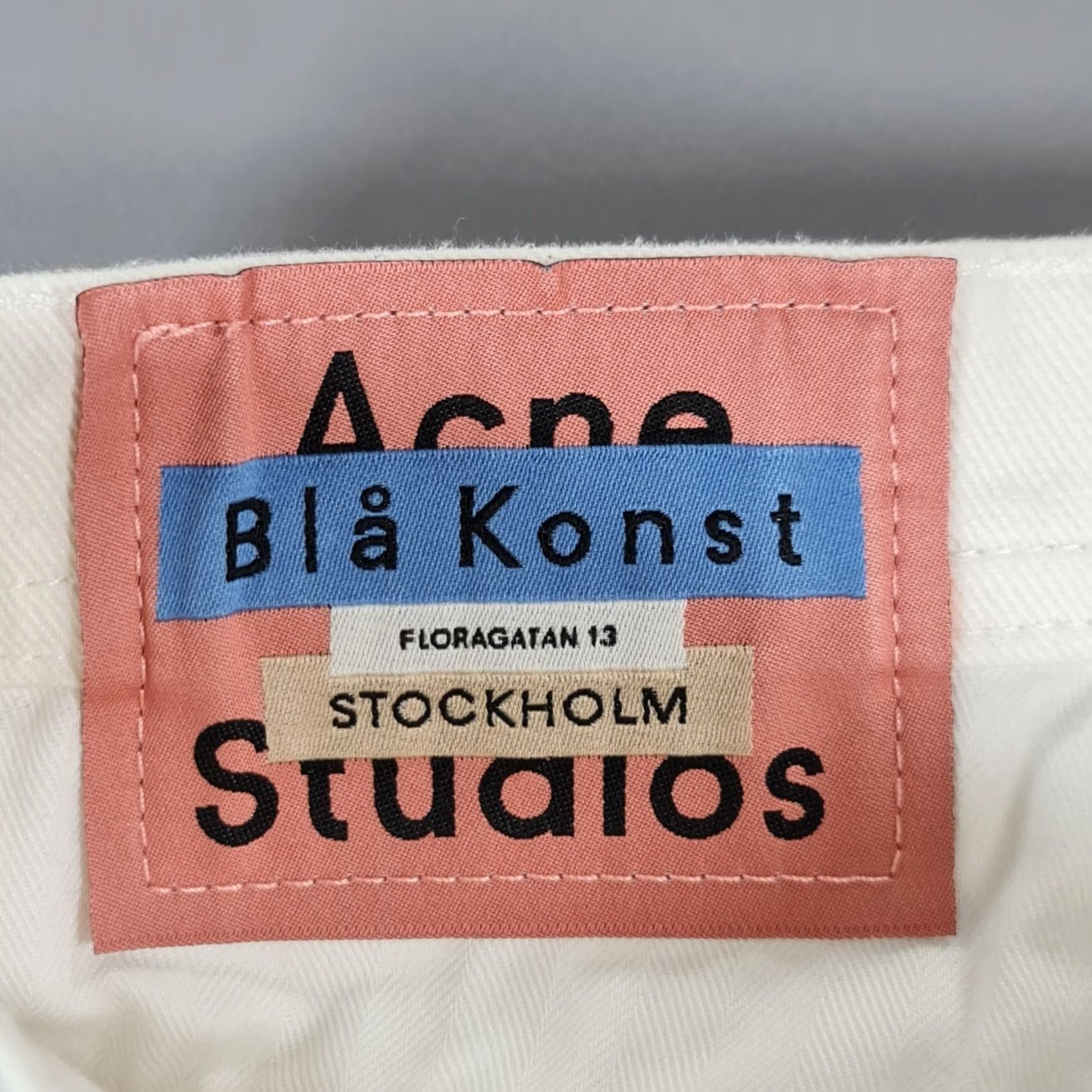 Acne Studios Acne Studios Bla Konst Jeans Slim W31 L26 White Denim Stretch 5-Pocket Tapered Size US 31 - 4 Thumbnail