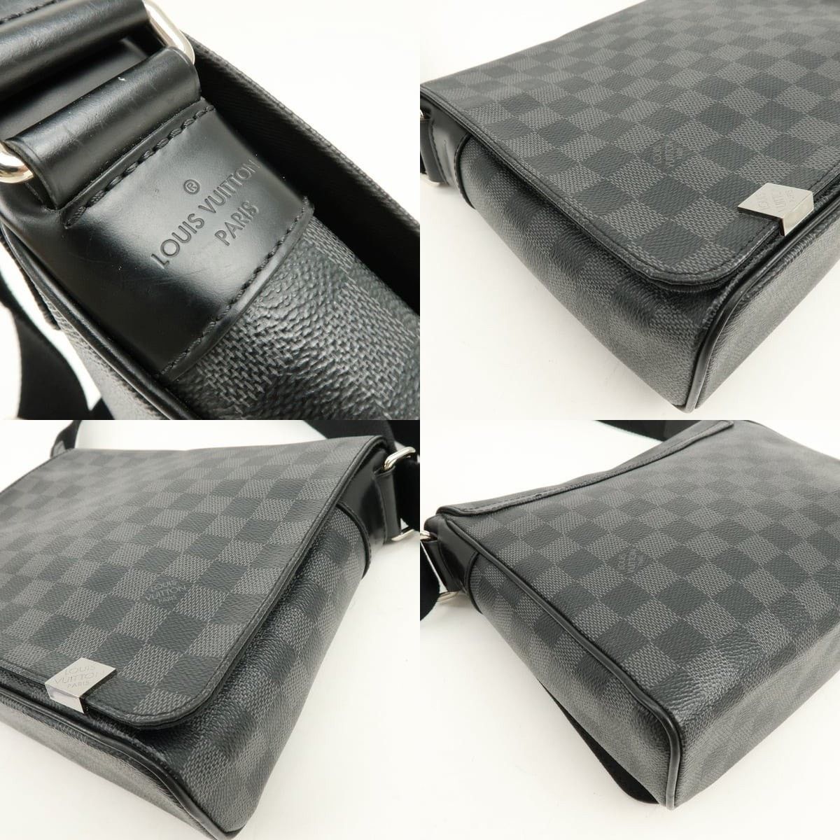 Louis Vuitton Louis Vuitton Damier Graphite District PM Crossbody Bag Size ONE SIZE - 5 Thumbnail