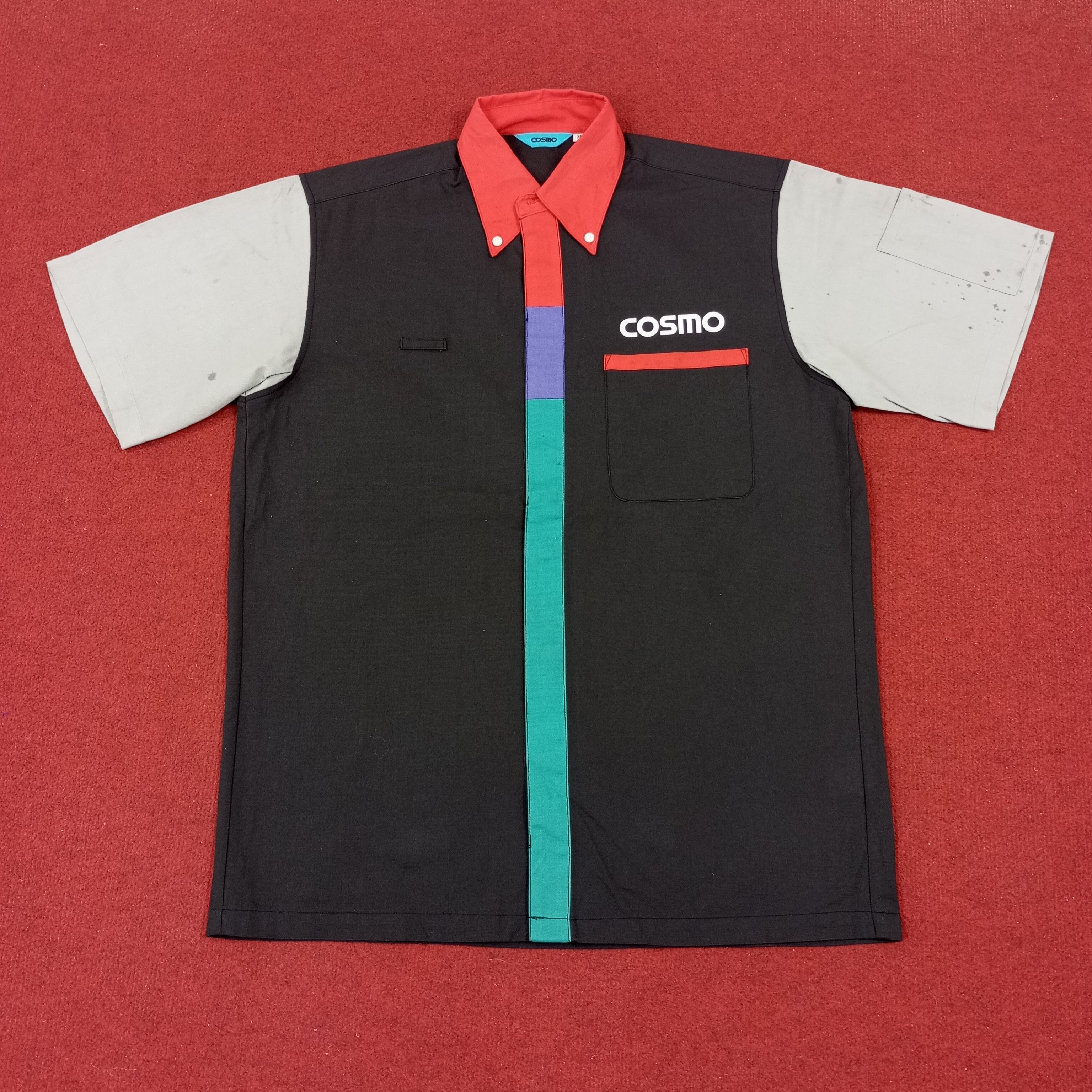 Vintage Cosmo Workwear Uniform Shirt Size US M / EU 48-50 / 2 - 1 Thumbnail