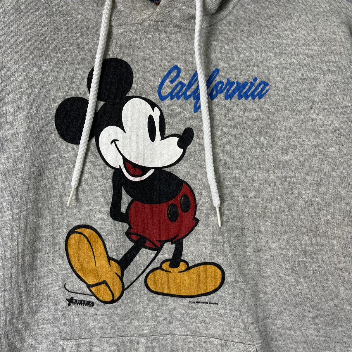Disney Vintage Mickey Mouse California Hoodie – Hanes Activewear Size US M / EU 48-50 / 2 - 3 Thumbnail