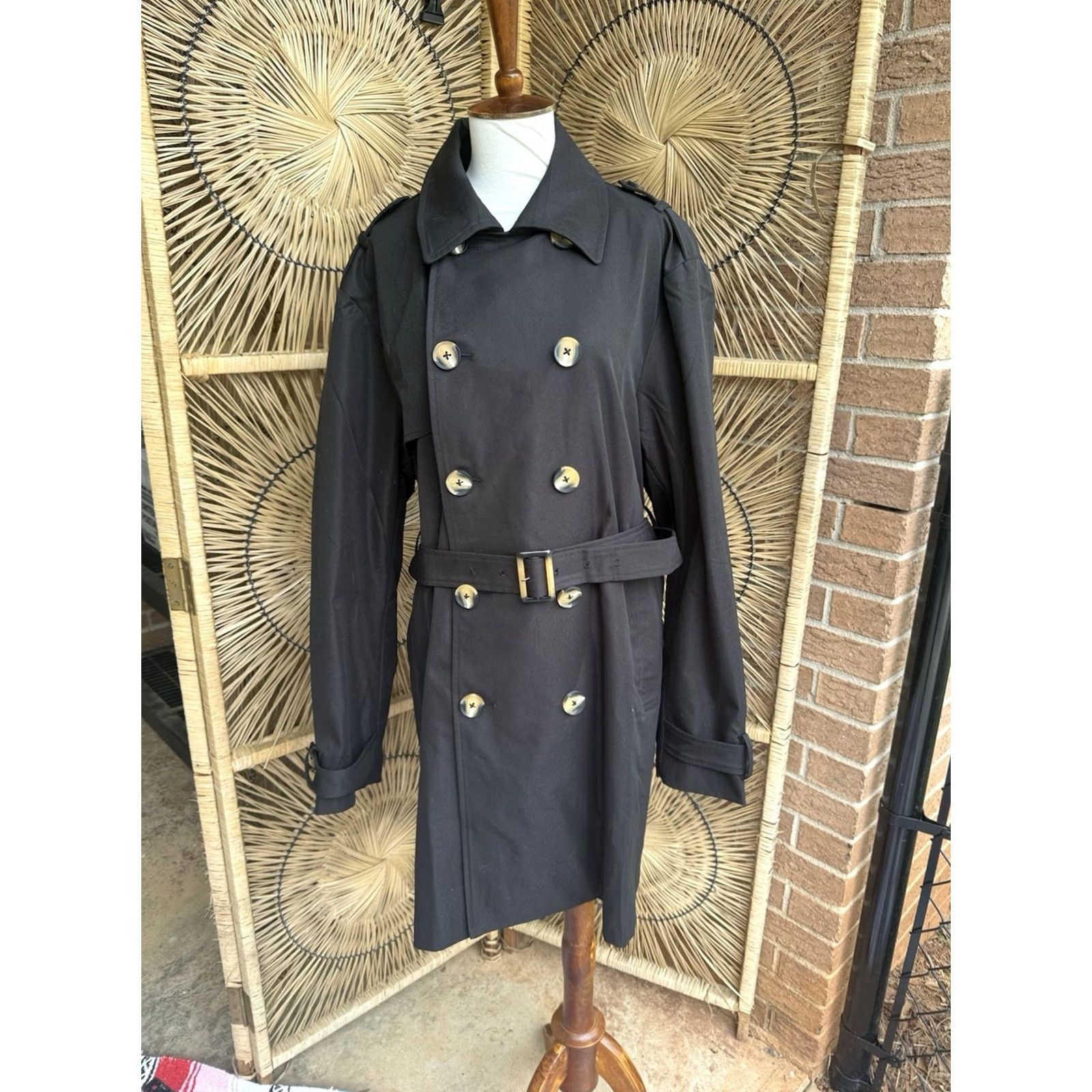 Doublet Orolay Trench Coat Jacket Belt Size L Beige Women’s Mid-Length Double Breasted W/Belt NWT Size L / US 10 / IT 46 - 2 Thumbnail