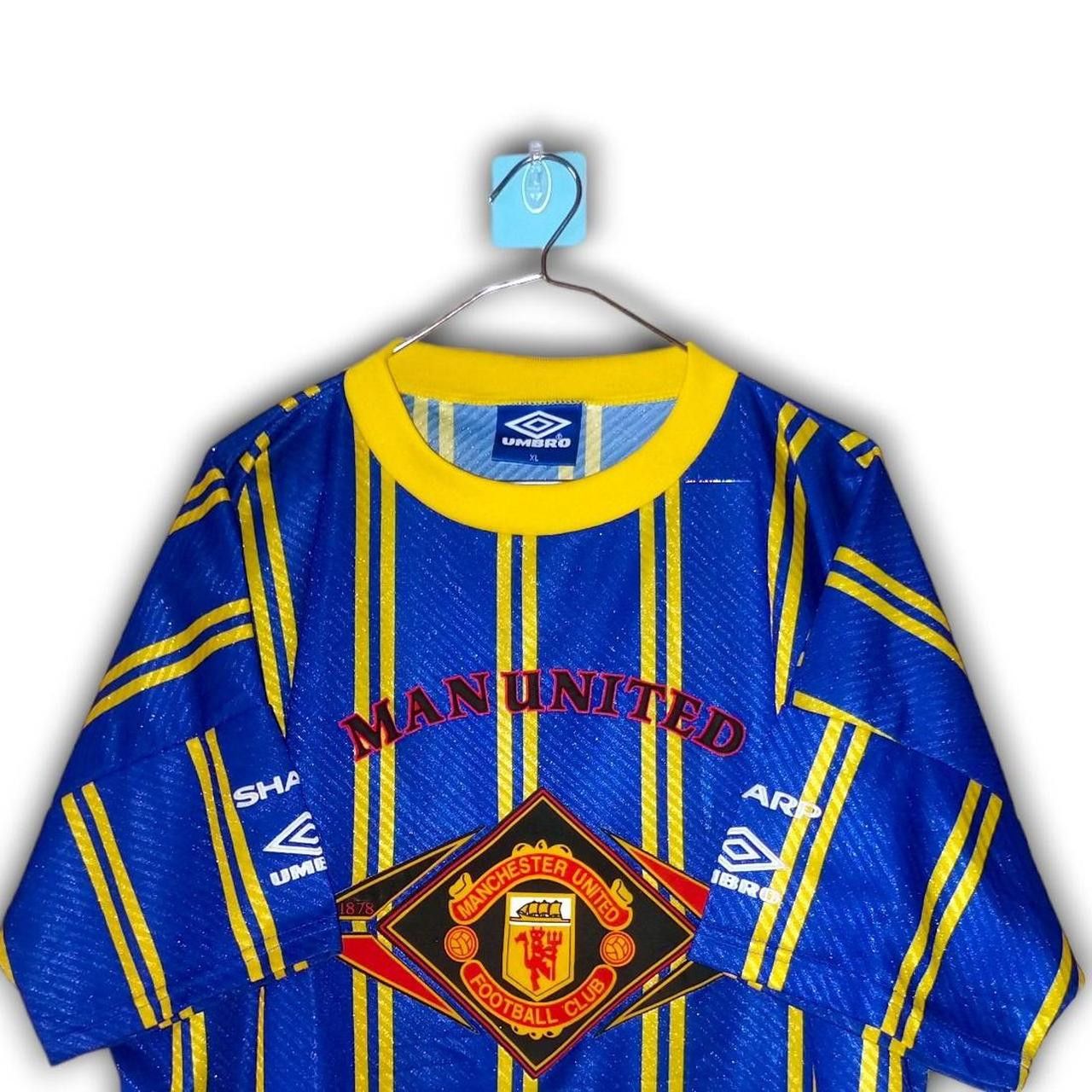 Umbro Manchester United England 1993 1994 Training Rare Shirt Size US XL / EU 56 / 4 - 1 Thumbnail