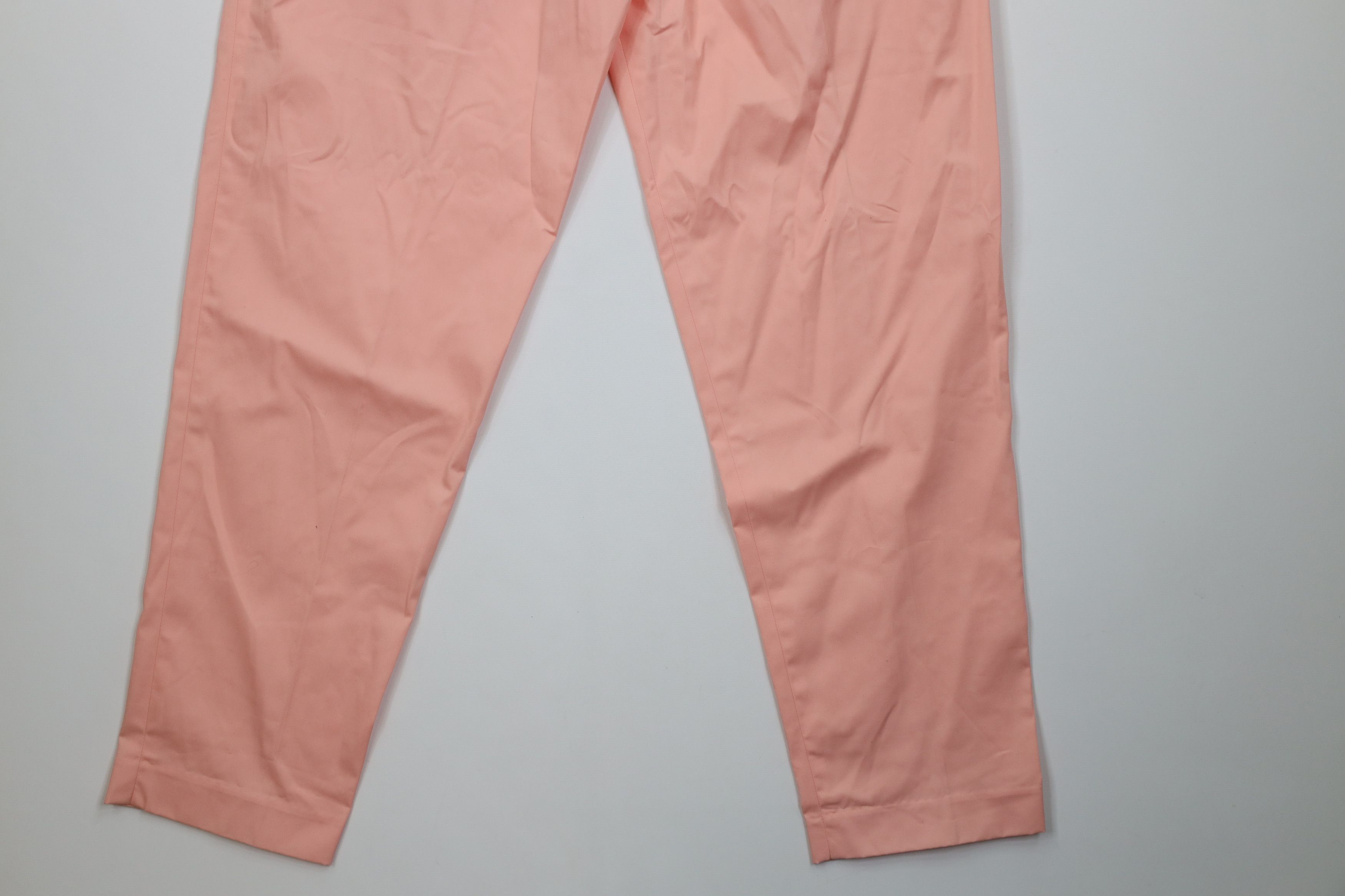 Izod Deadstock Vintage 80s 90s Izod Tennis Golf Chino Pants Pink Size 36" / US 14 / IT 50 - 12 Thumbnail
