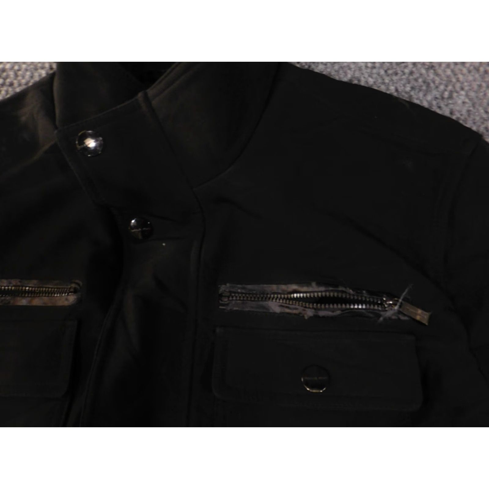 Michael Kors Michael Kors Jacket Regular Mens L Black Zip Polyester Lined Bomber Jacket Knit Solid Classic Size US L / EU 52-54 / 3 - 6 Thumbnail