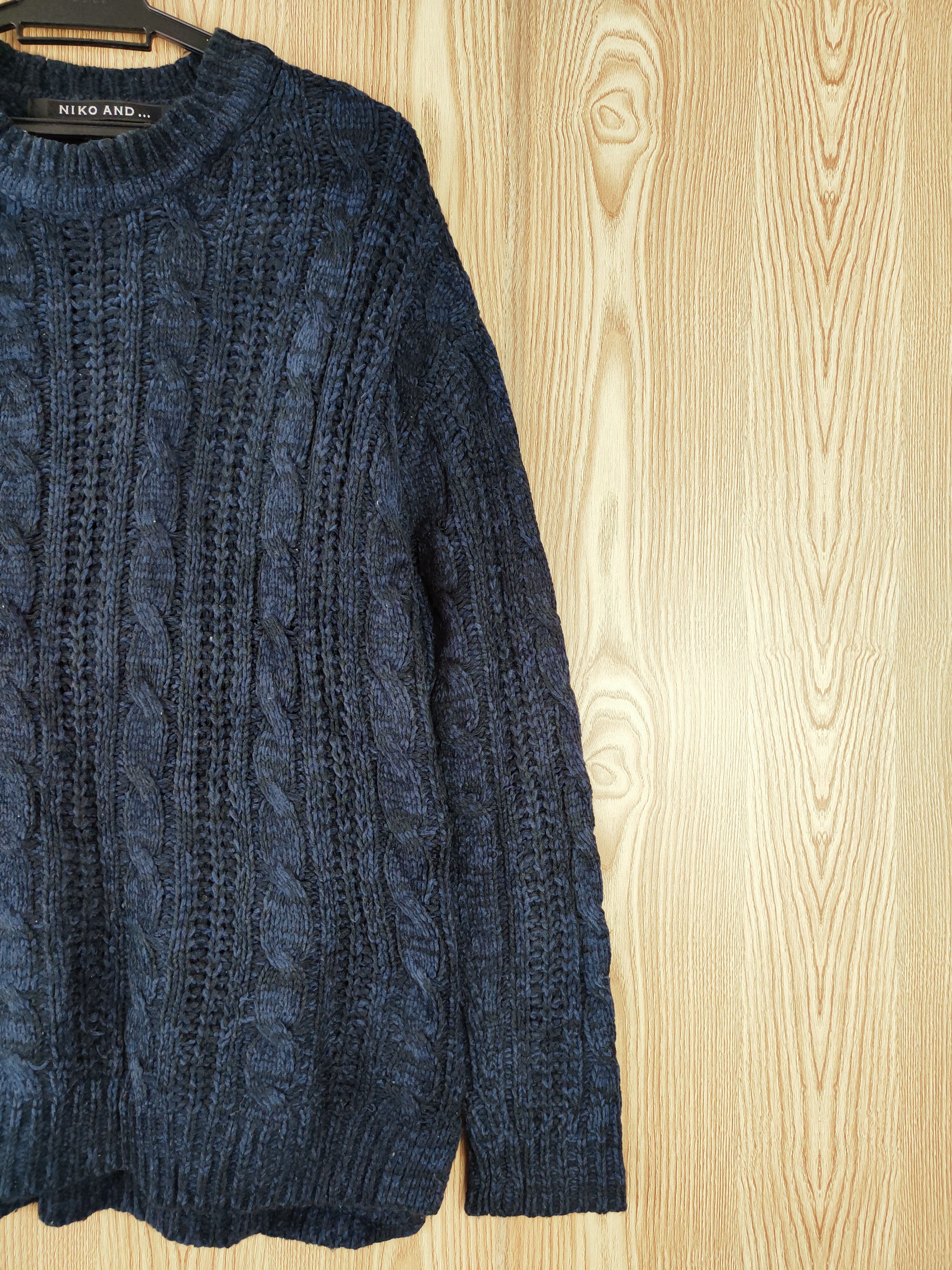 Japanese Brand Niko and... Dark Blue Knitwear Sweatshirts #W044 Size US M / EU 48-50 / 2 - 5 Thumbnail