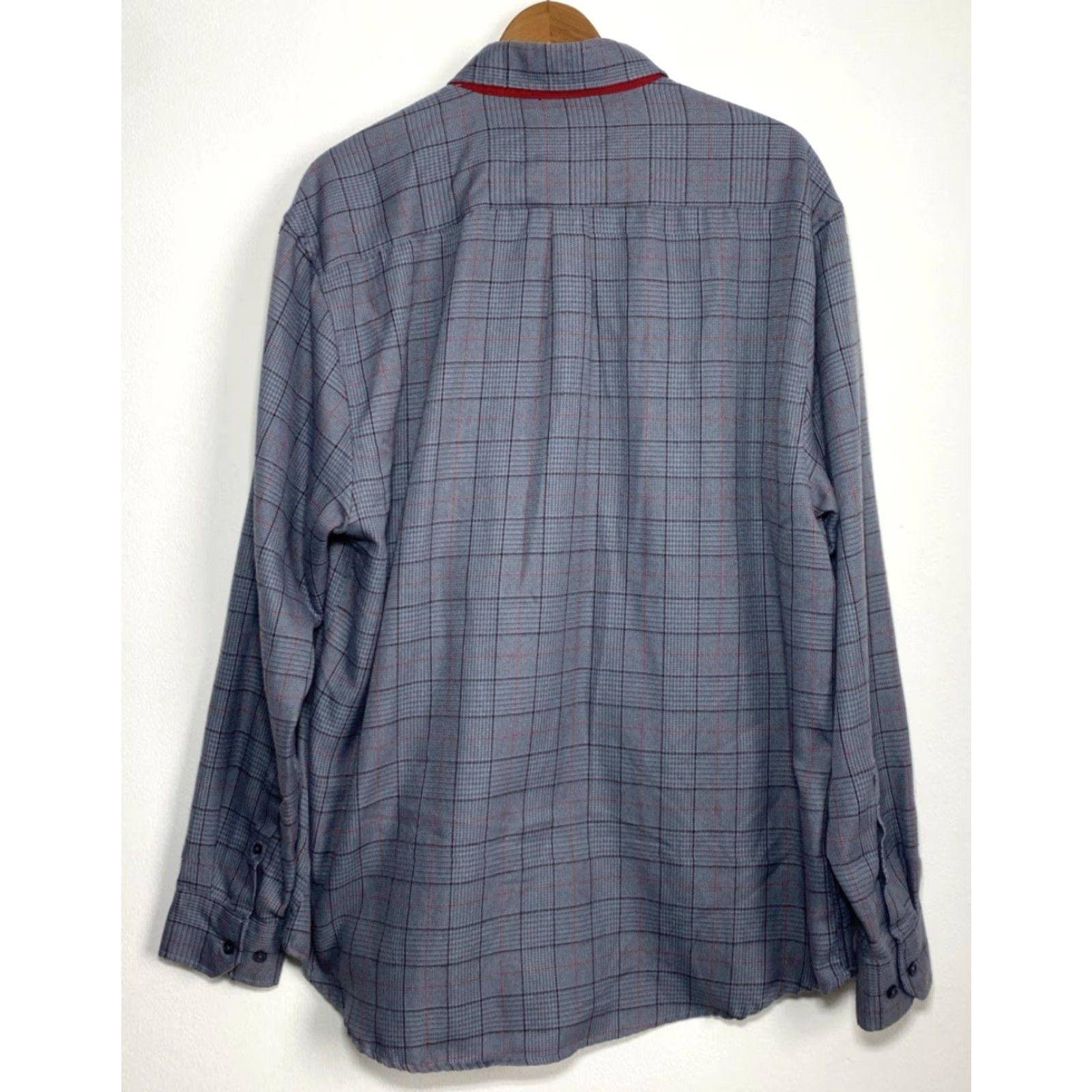 Vintage VINTAGE RSVLTS The Draper Long Sleeve Plaid Flannel Shirt Pockets Sz 2XL Size US XXL / EU 58 / 5 - 2 Thumbnail