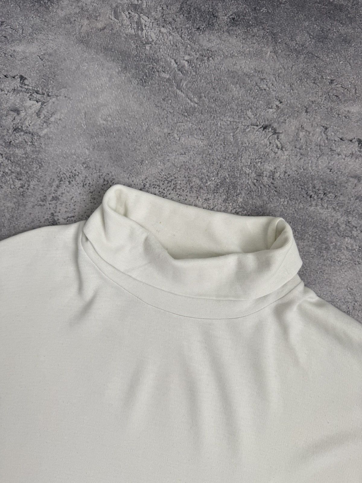 Sunspel Sunspel White Turtleneck Long Sleeve T-Shirt Tee Vintage Y2K Size US L / EU 52-54 / 3 - 11 Thumbnail