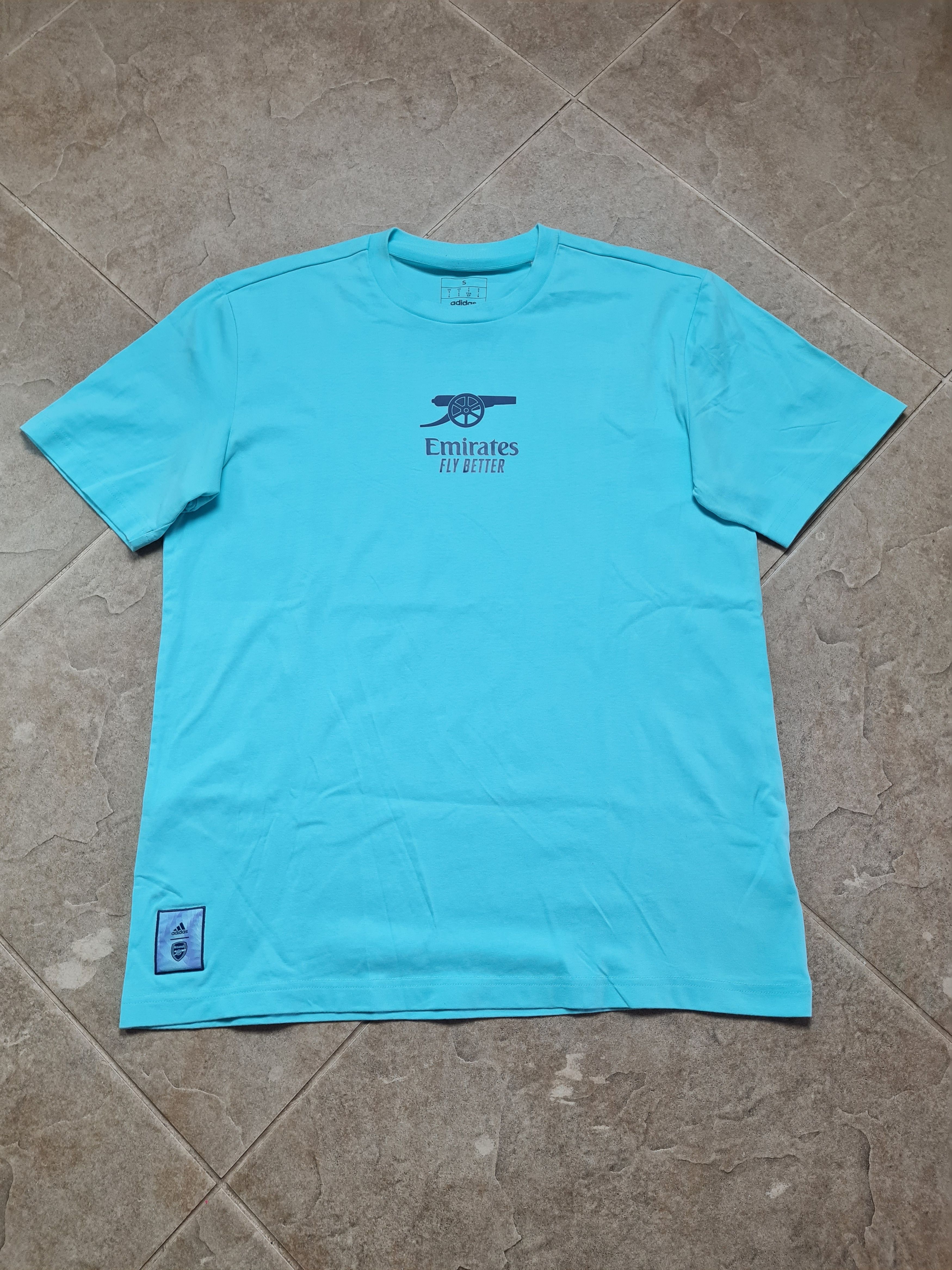 Arsenal Adidas Player Issue Travel Tshirt 23/24 Green
