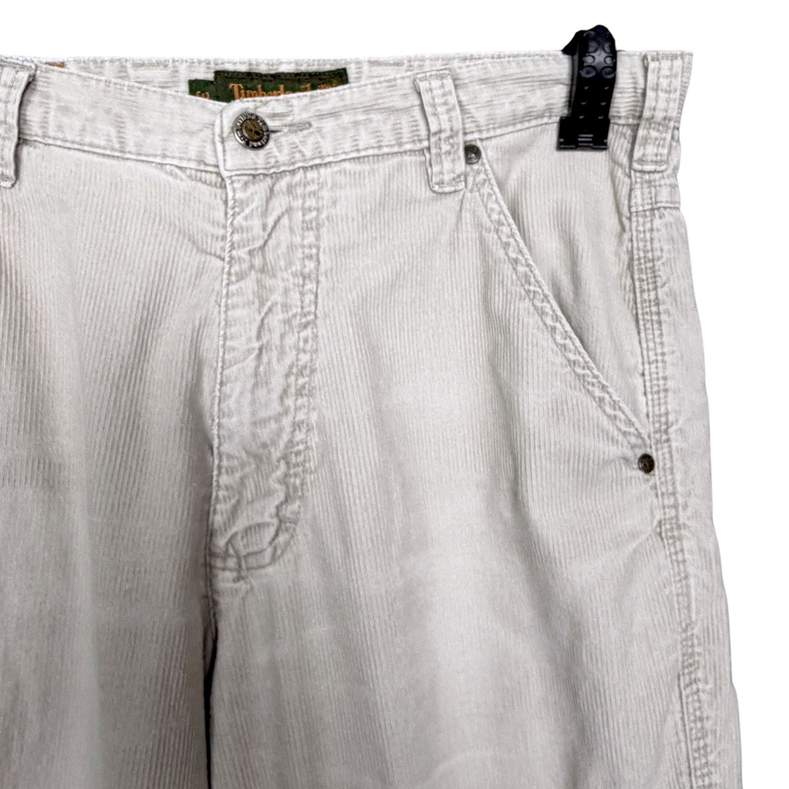 Timberland Vintage 90s Timberland Gray Corduroy Carpenter Pants 32x30 Size US 32 / EU 48 - 4 Thumbnail