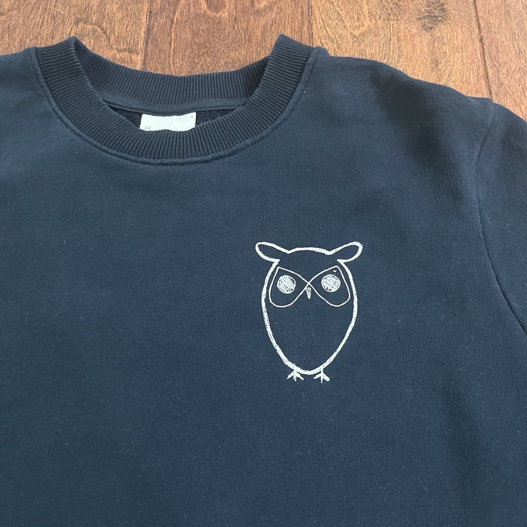 Vintage Knowledge Cotton Apparel Sweatshirt Navy Crewneck Mens Medium Organic Cotton Size US M / EU 48-50 / 2 - 2 Thumbnail