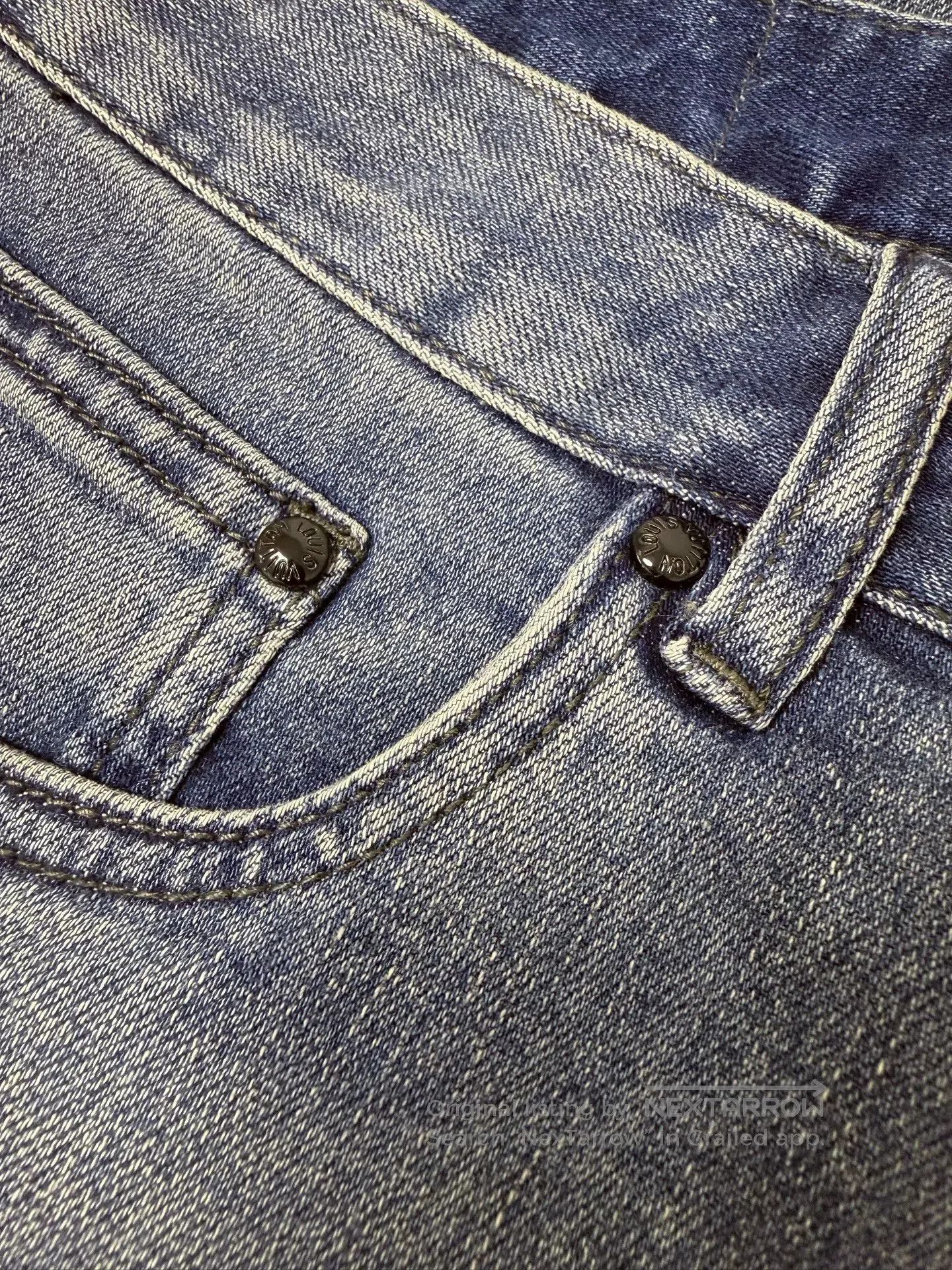 Louis Vuitton Louis Vuitton Blue Jeans. Size 35" - 5 Thumbnail