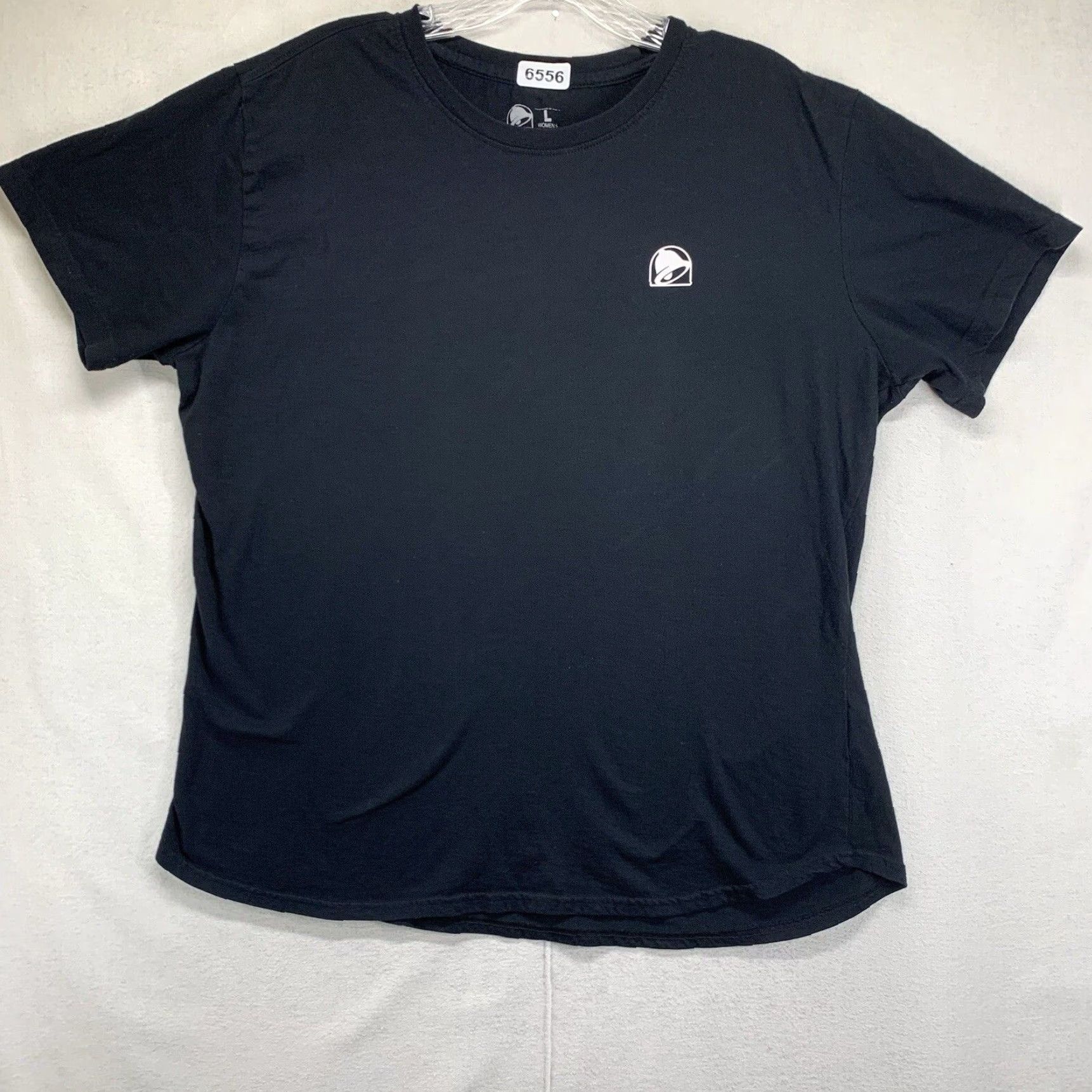Bell VINTAGE Taco Bell Women's T-Shirt Cotton Blend Short Sleeve Crew Neck Large Black Food Funny Retro Casual Size L / US 10 / IT 46 - 3 Thumbnail