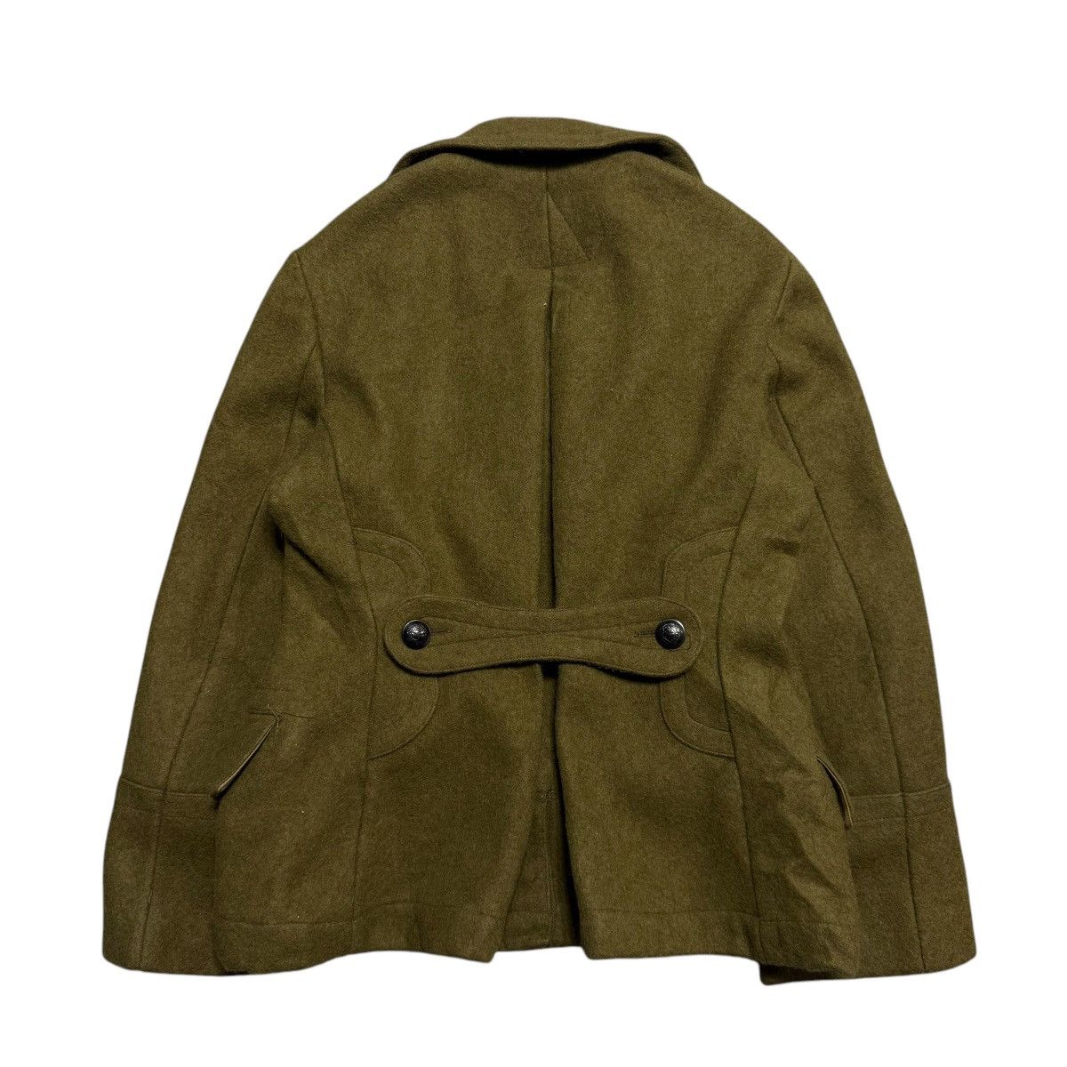 Vintage True Vintage 40s Romanian Army Double Breasted Military Coat Size US M / EU 48-50 / 2 - 7 Thumbnail
