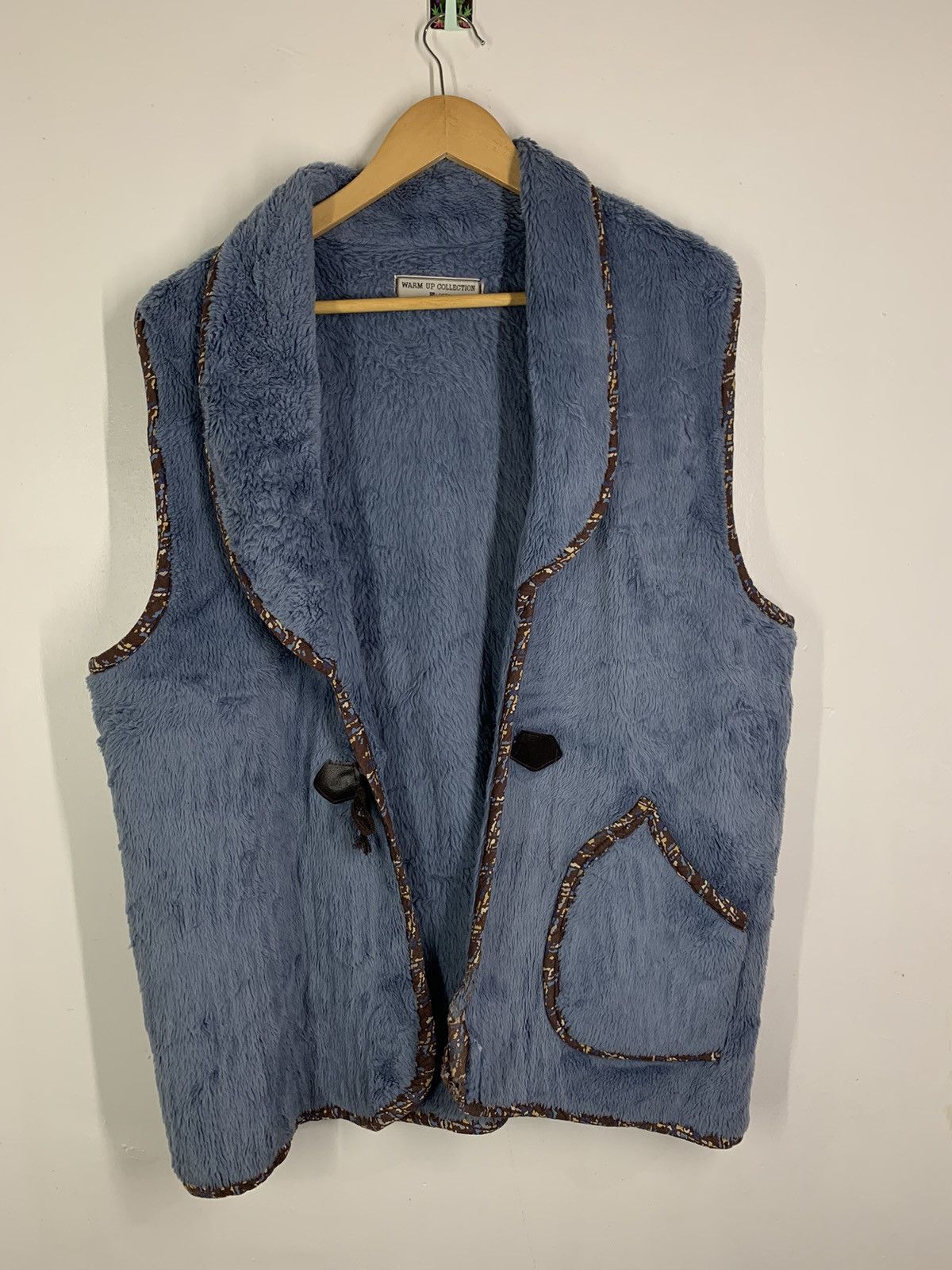 Japanese Brand × Vintage Loffy Warm Up Collection Vest Sherpa Padded Jacket Size US XL / EU 56 / 4 - 1 Thumbnail