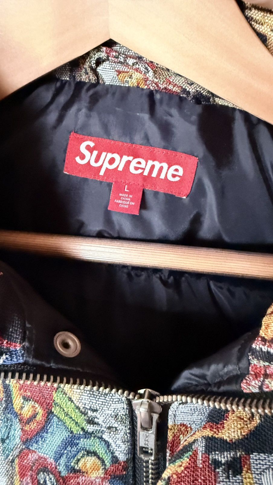 Bless × Supreme Supreme Bless Tapestry Down Puffer FW23 Size US L / EU 52-54 / 3 - 5 Thumbnail