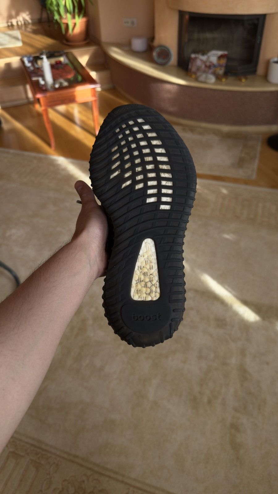 Adidas Adidas Yeezy 350 V2 Carbon Beluga Size US 8.5 / EU 41-42 - 5 Thumbnail