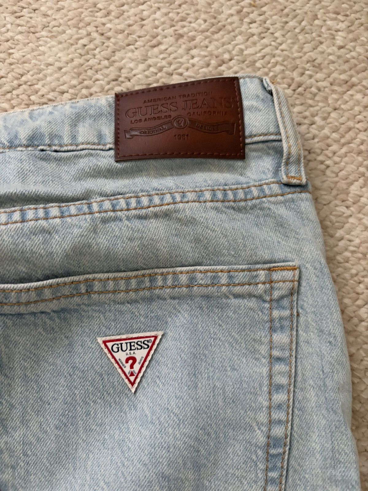 Guess Vintage Guess Relaxed Denim Jeans Size US 34 / EU 50 - 3 Thumbnail