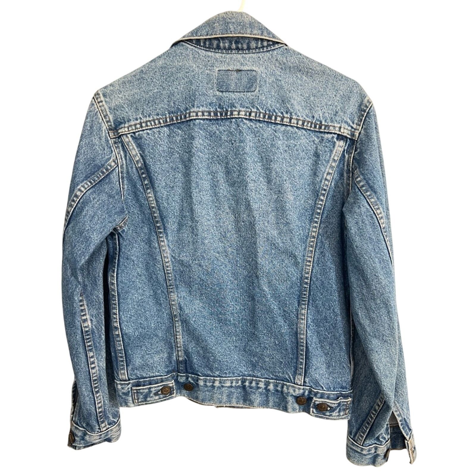 Levi's Vintage Levis Denim Jacket 80s 70506-0214 Men 38 USA Made Size US XL / EU 56 / 4 - 9 Thumbnail