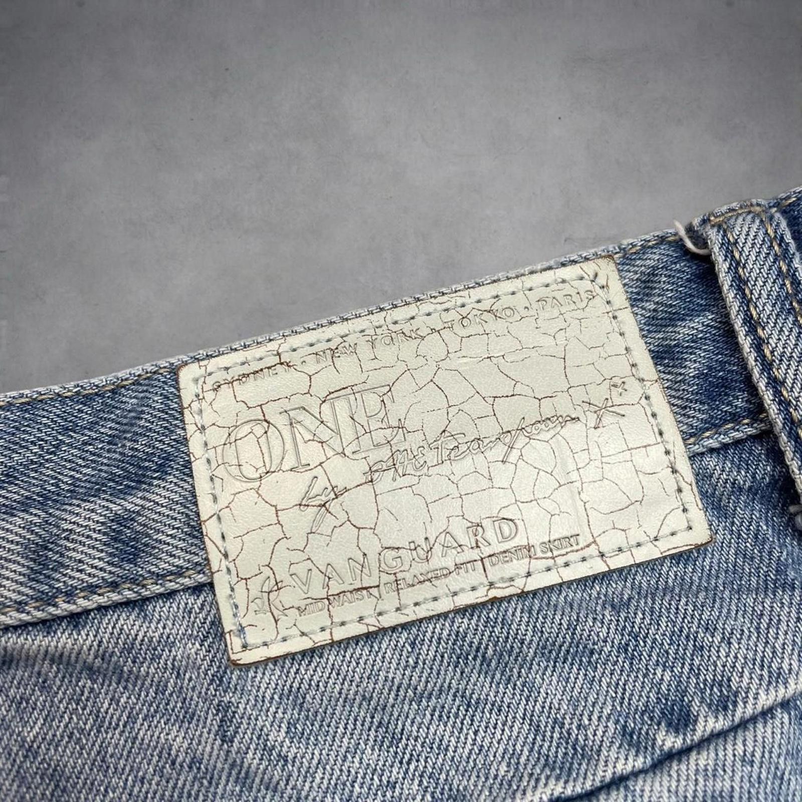 One Teaspoon One Teaspoon Denim Skirt Size 29 Blue Vintage Distressed Hem Size 28" / US 6 / IT 42 - 7 Thumbnail