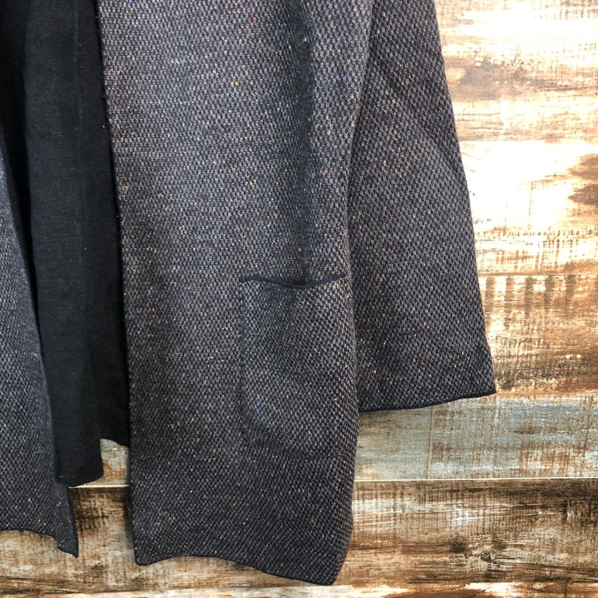Homespun Knitwear DL Japan vintage cardigan hoodie Gray Knitwear #C533 Size US M / EU 48-50 / 2 - 8 Thumbnail