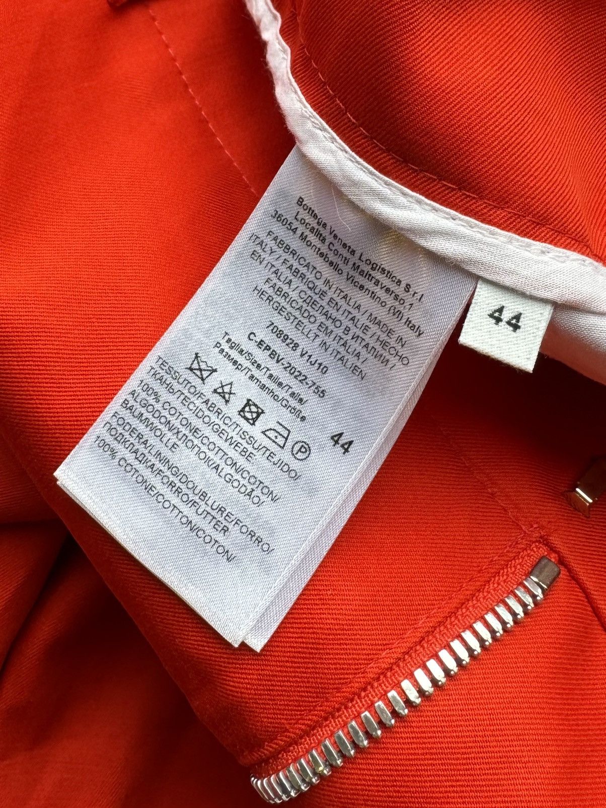 Bottega Veneta Bottega Venetta Orange Strap Pants New - 44 Size US 31 - 9 Thumbnail