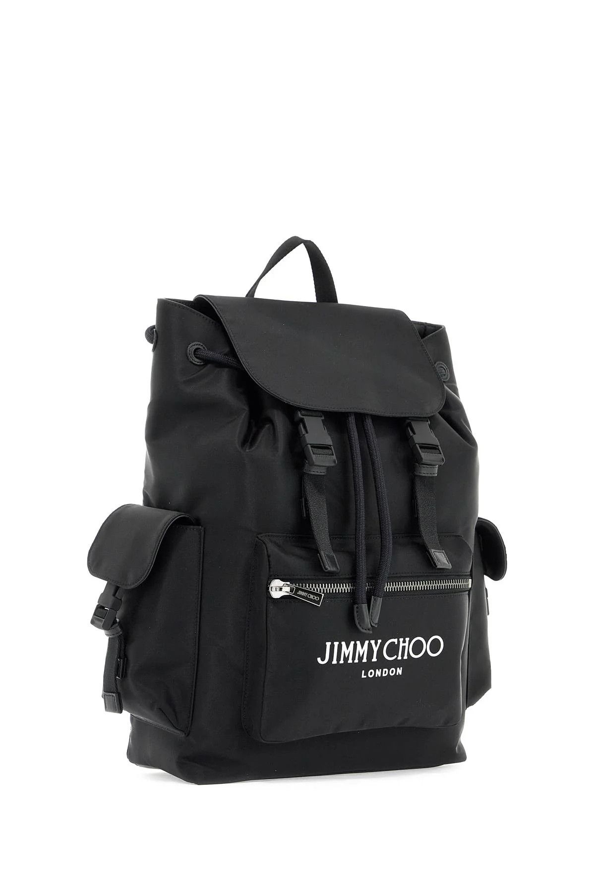 Jimmy Choo o1s22i1n1024 Size: OS / Nylon Filmore Backpack in Black Size ONE SIZE - 3 Thumbnail
