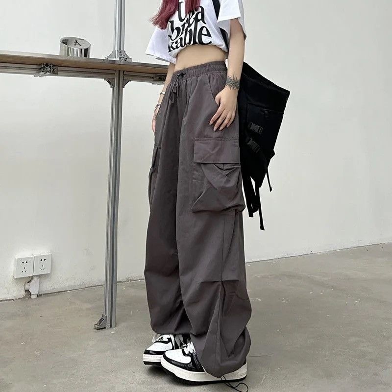 Designer × Other Casual Joggers Low Waist Wide Leg Baggy Oversize Sweatpants Size 30" / US 8 / IT 44 - 1 Thumbnail
