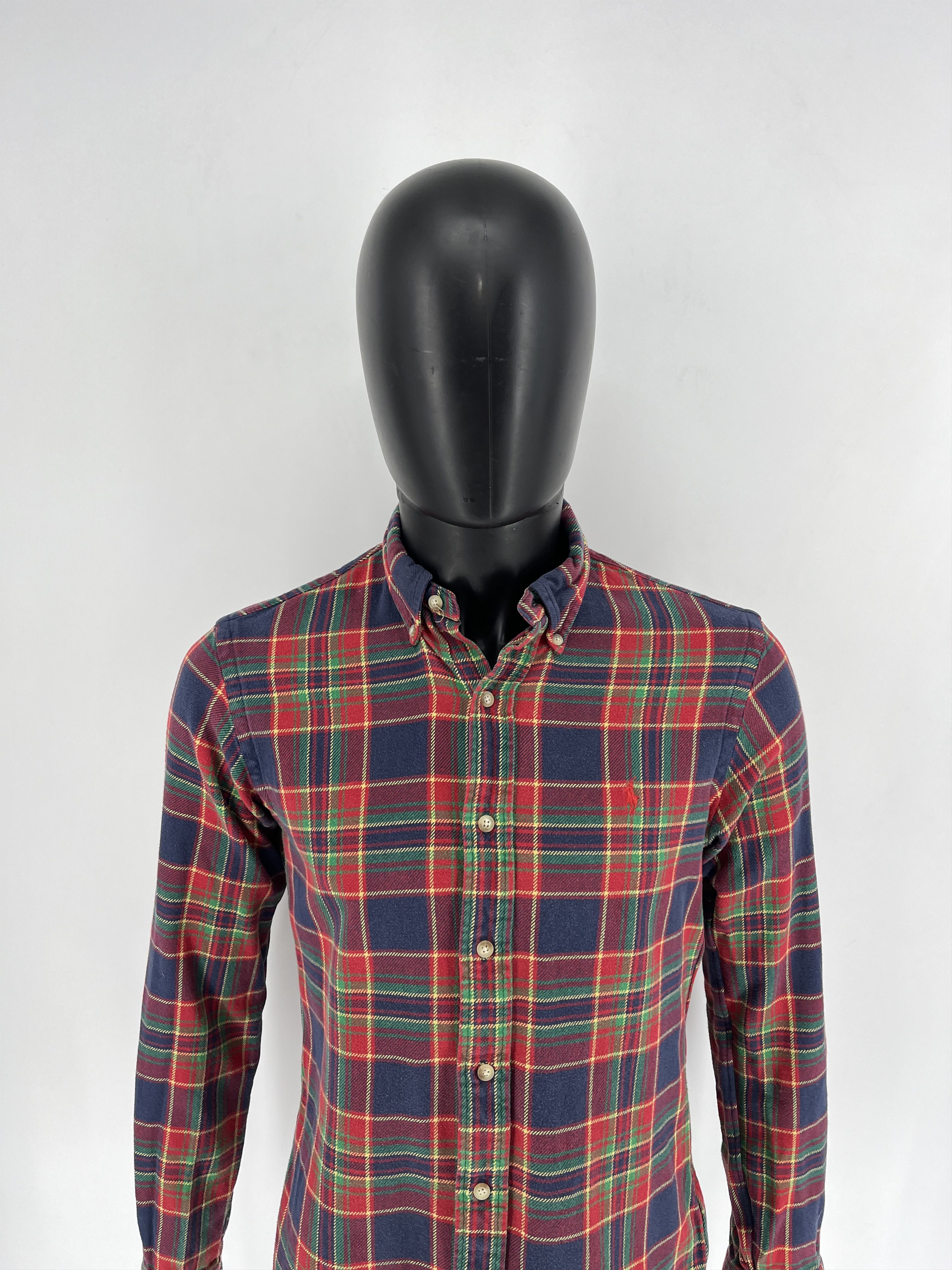 Polo Ralph Lauren × Ralph Lauren Vintage Flannel Polo Raplh Lauren Plaid Shirt Travis style Size US S / EU 44-46 / 1 - 5 Thumbnail