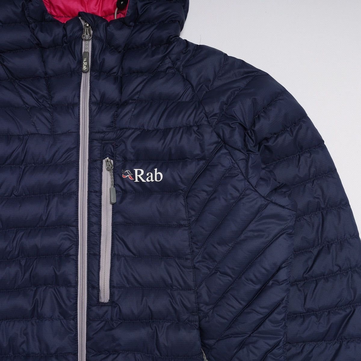 Rab Rab Womens Microlight Alpine Down Jacket Navy Puffer Size M / US 6-8 / IT 42-44 - 4 Thumbnail