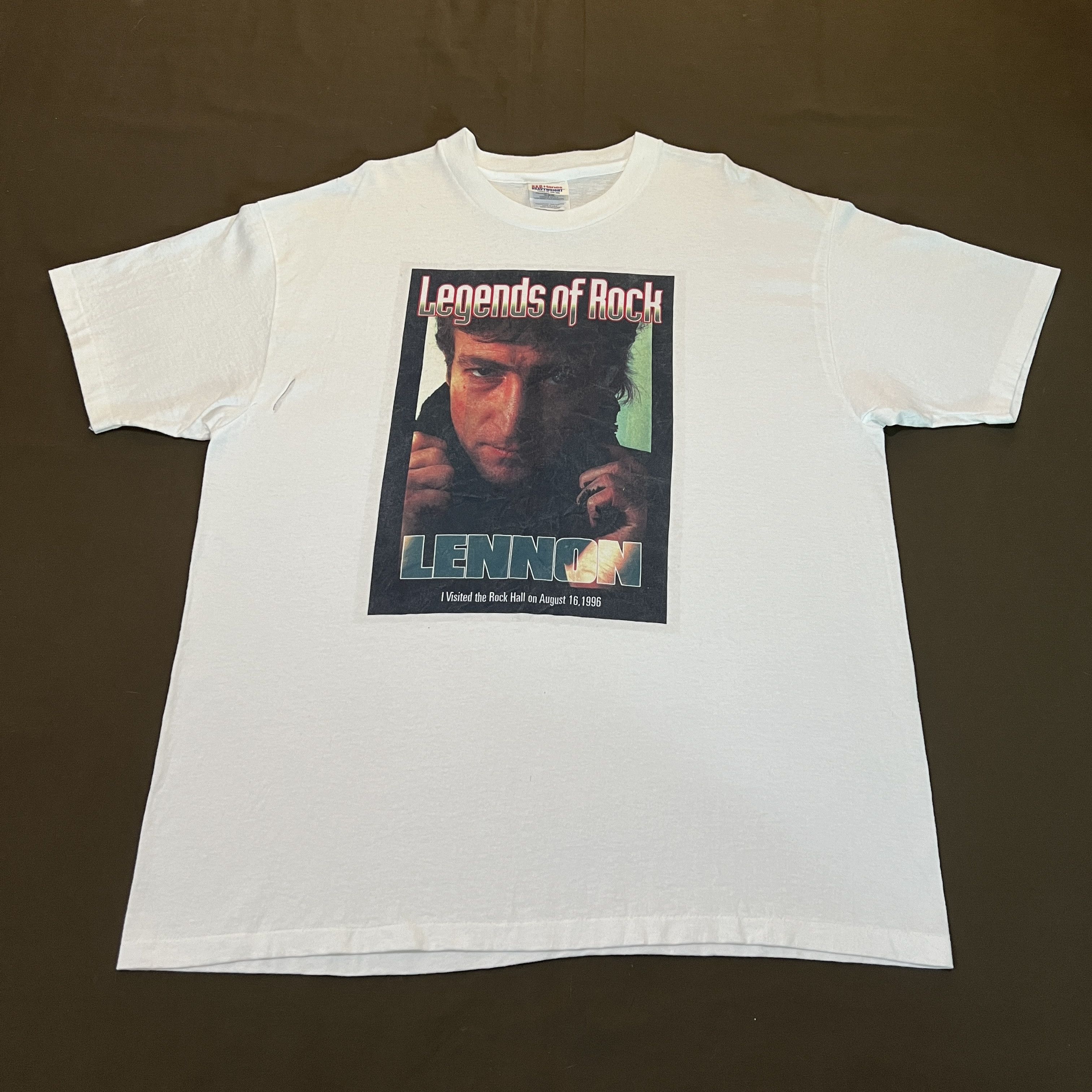 Vintage 90s John Lennon legend The Beatles Tee XL Yoko Ono