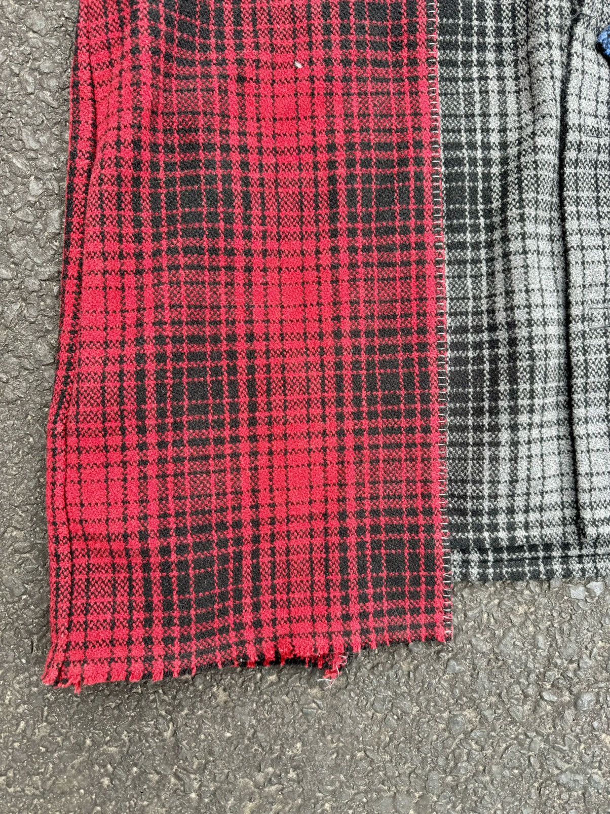 Off-White × Virgil Abloh Off White By Virgil Abloh Patchwork Flannel Jacket Size US L / EU 52-54 / 3 - 10 Thumbnail
