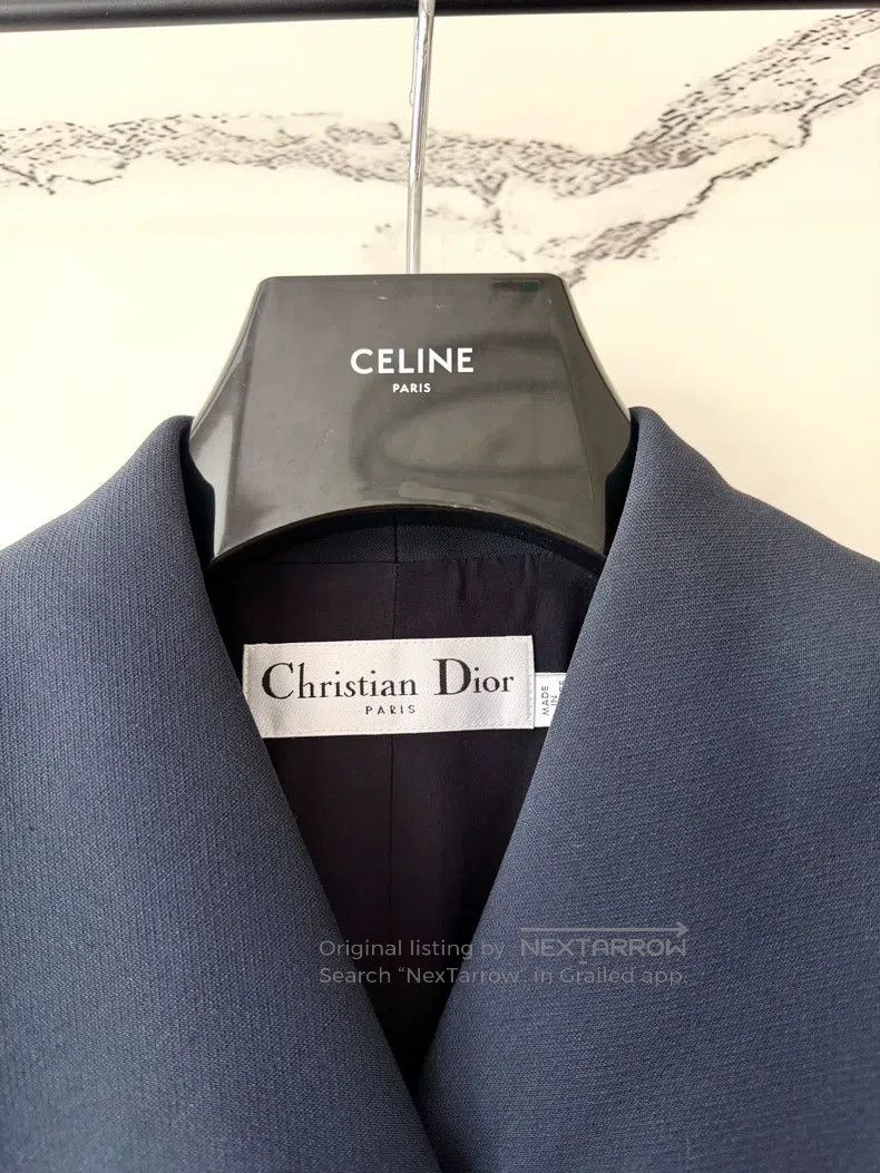 Dior Dior Navy Blue Woolen Suit Size US XS / EU 42 / 0 - 2 Thumbnail