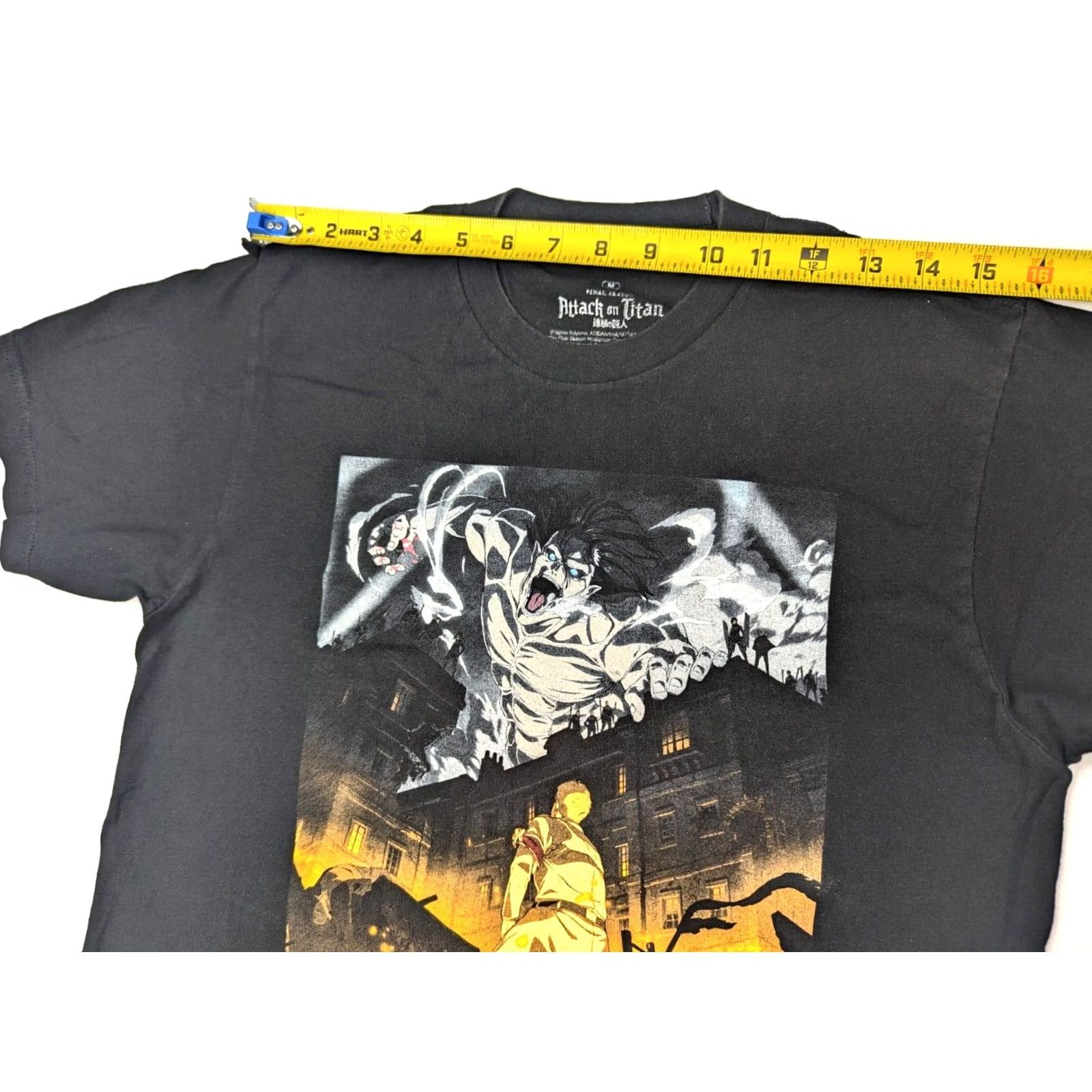 Ripple Junction Ripple Junction Manga Shirt LOT x 2, Attack on Titan Short Sleeve Crew Neck, Black, Size M, Men, T-Shirt, Graphic Print, Anime, 2 Pack Size US M / EU 48-50 / 2 - 5 Thumbnail